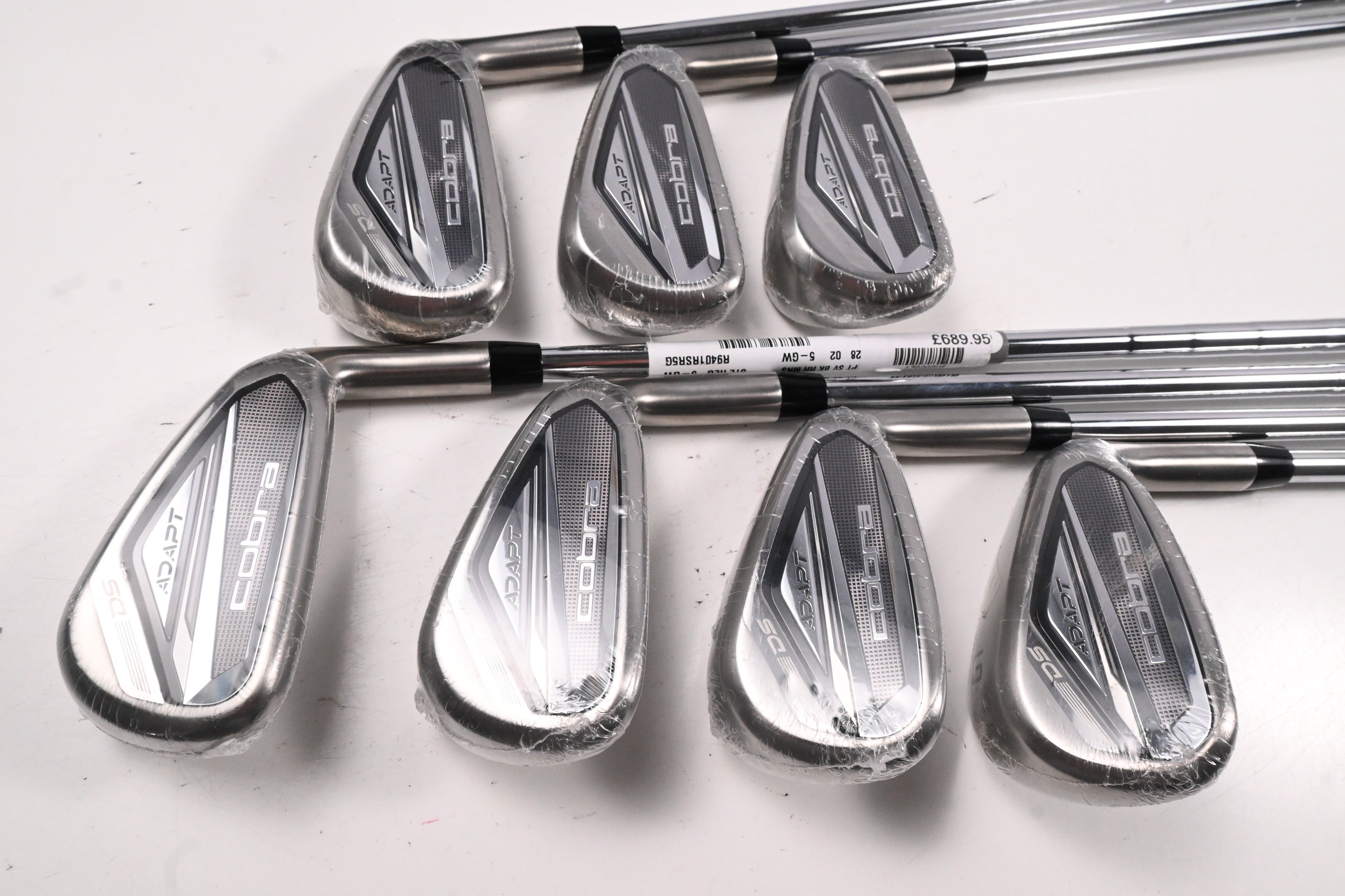 Cobra DS-Adapt Irons / 5-PW+GW / Regular Flex KBS Tour Lite Shafts