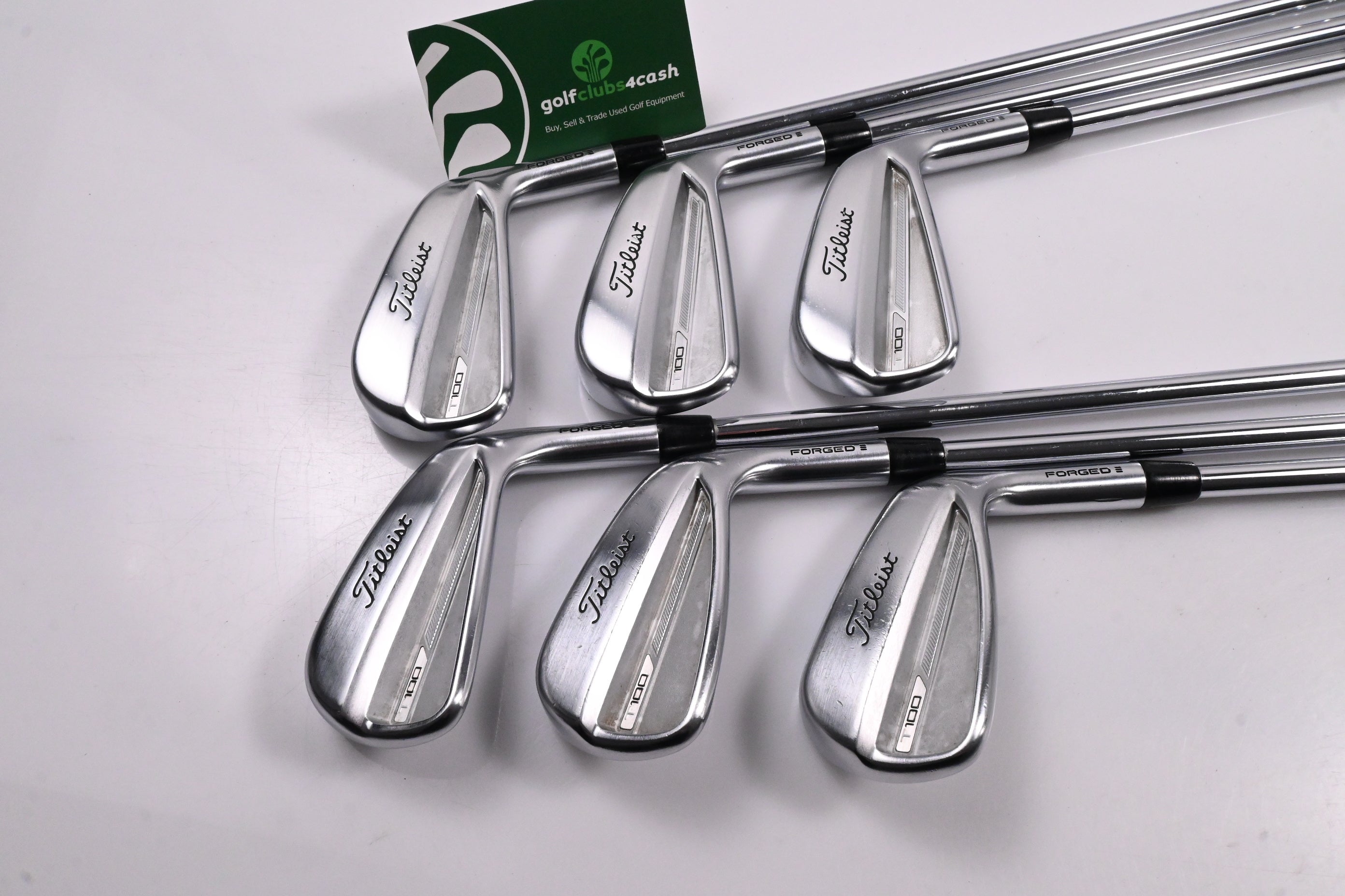 Titleist T100 2023 Irons / 4-9i / Stiff Flex AMT Black S300 Shafts