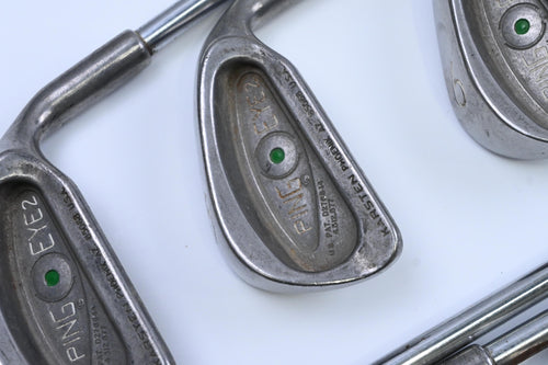 Ping Eye 2 Irons / 4-PW+SW+LW / Green Dot / Stiff Flex Ping ZZ-Lite Shafts