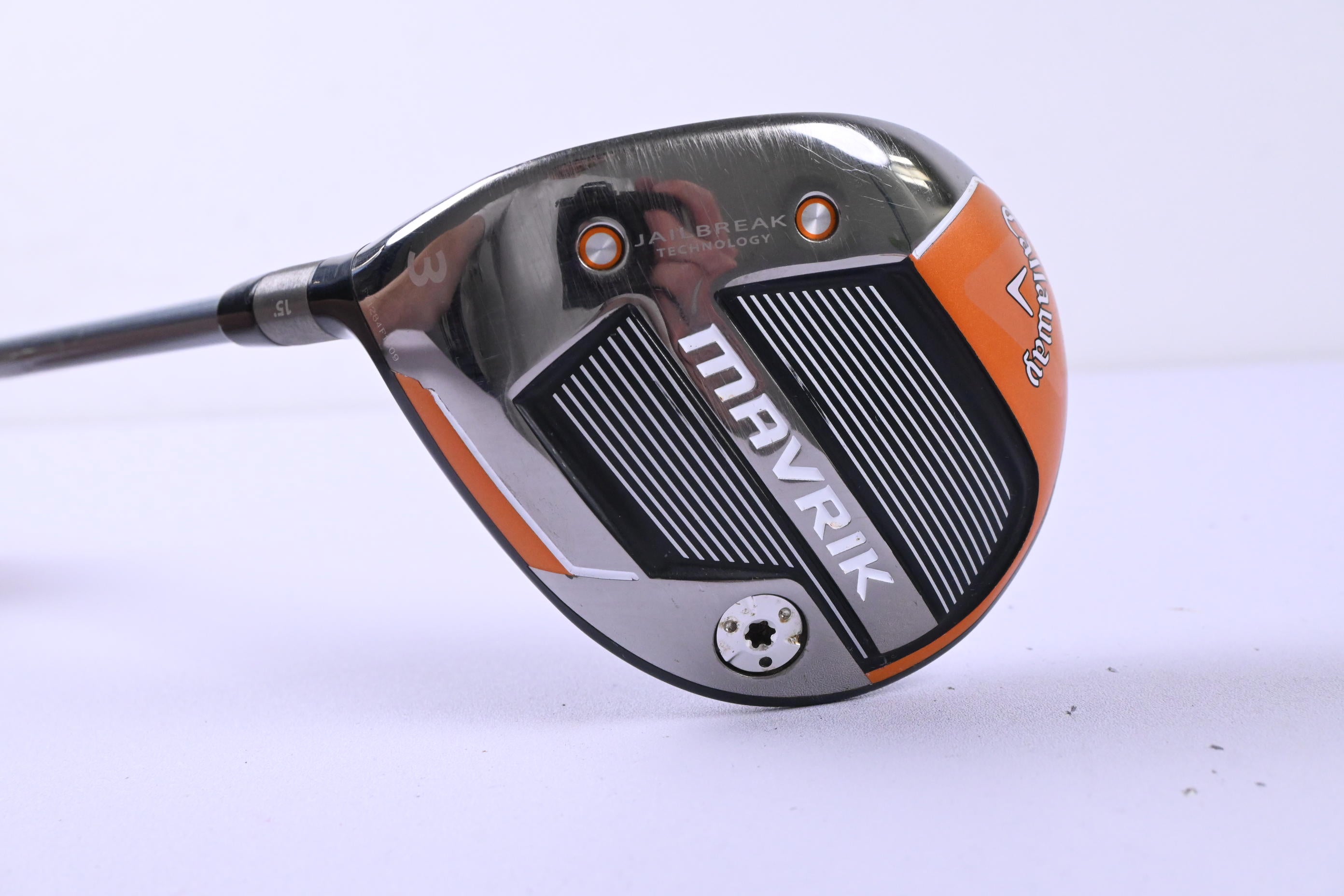 Left Hand Callaway Mavrik Max #3 Wood / 15 Degree / Regular Flex HZRDUS T800 65