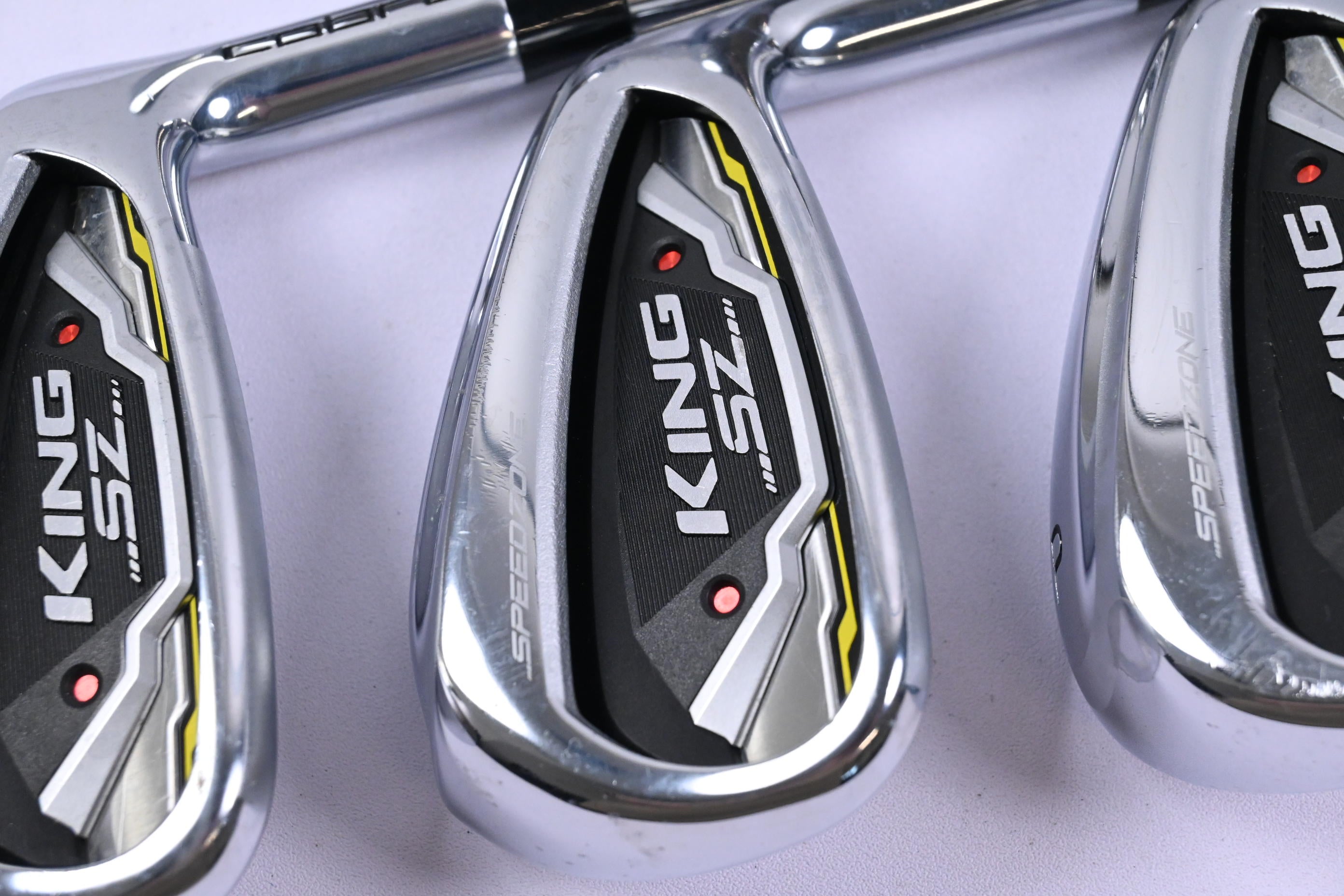 Cobra King Speedzone Irons / 5-PW+GW / Regular Flex KBS Tour 90 Shafts
