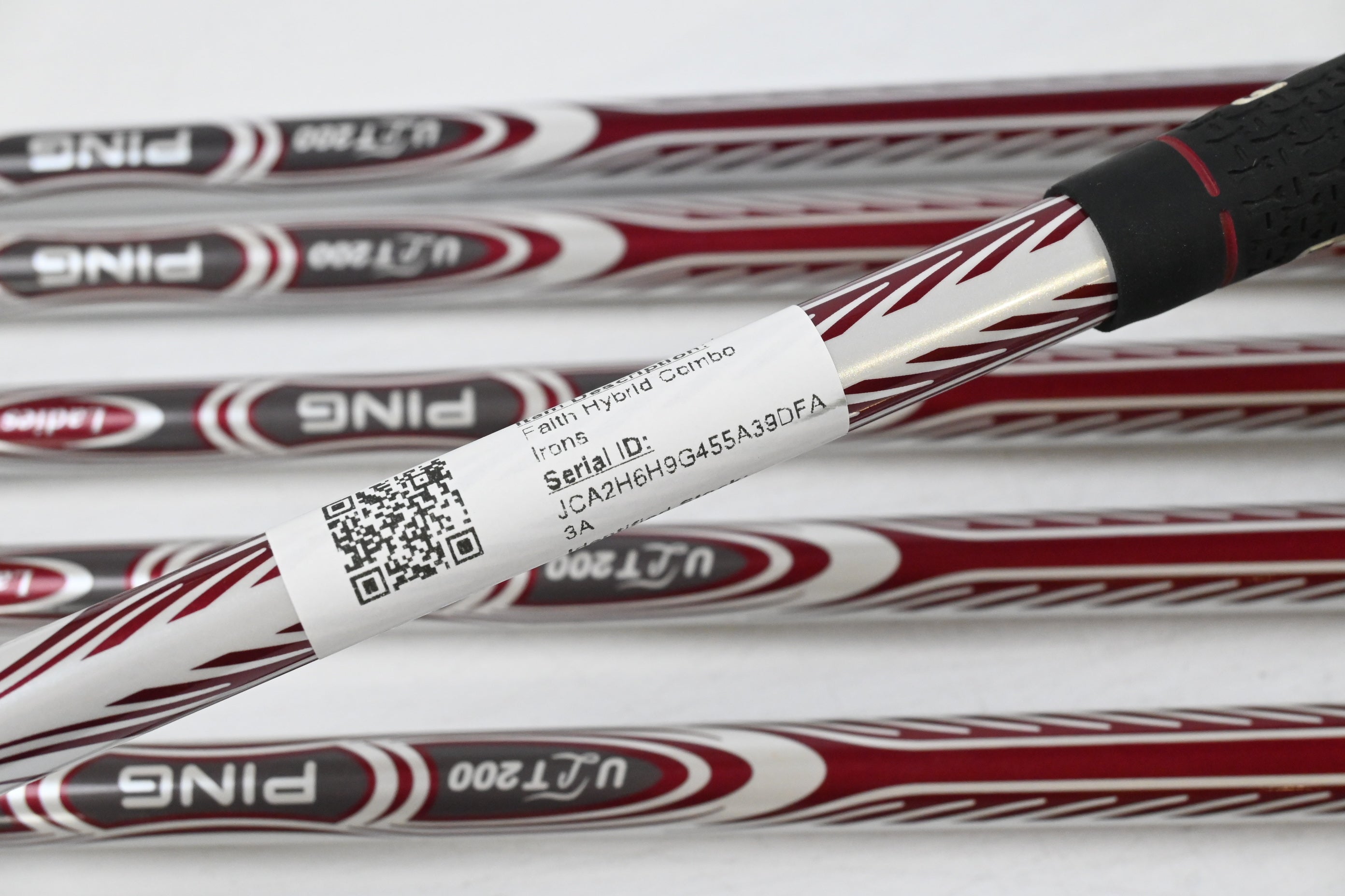Ladies Ping Faith Hybrid Combo Irons / 5-6H+7-PW+SW / Red Dot / Ladies Flex Ping