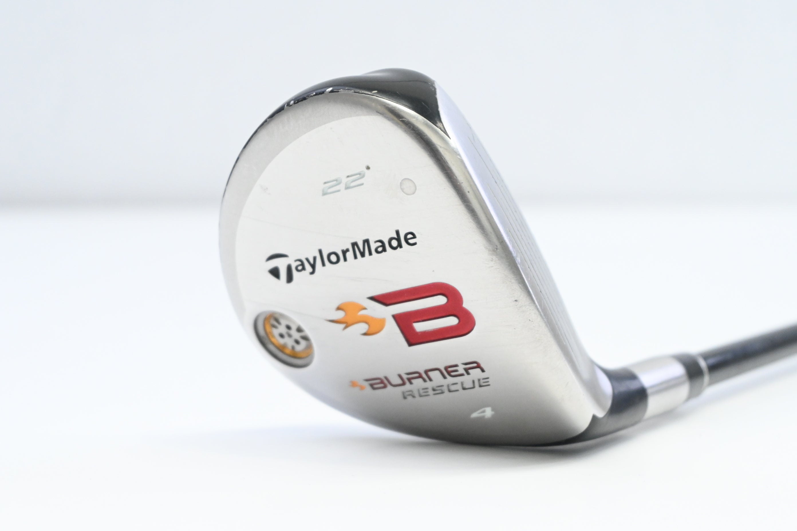 Taylormade Burner 2008 #4 Hybrid / 22 Degree / Stiff Flex Taylormade Reax 60