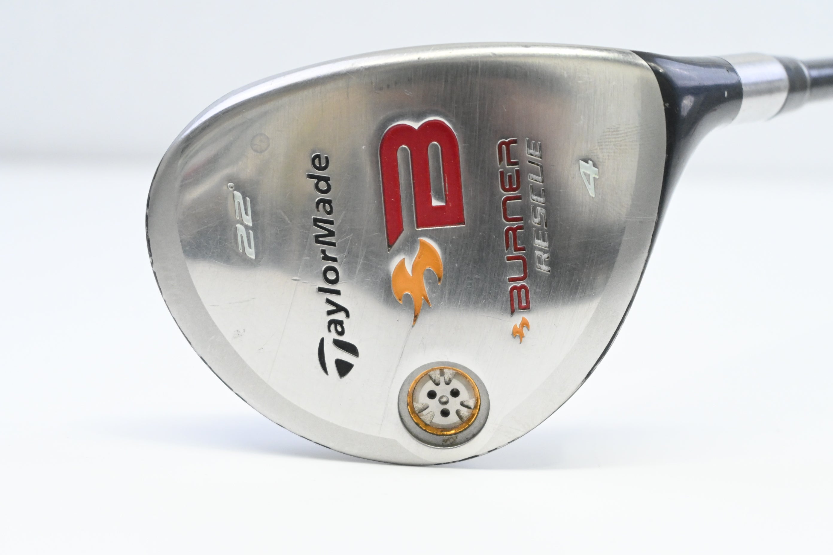 Taylormade Burner 2008 #4 Hybrid / 22 Degree / Stiff Flex Taylormade Reax 60