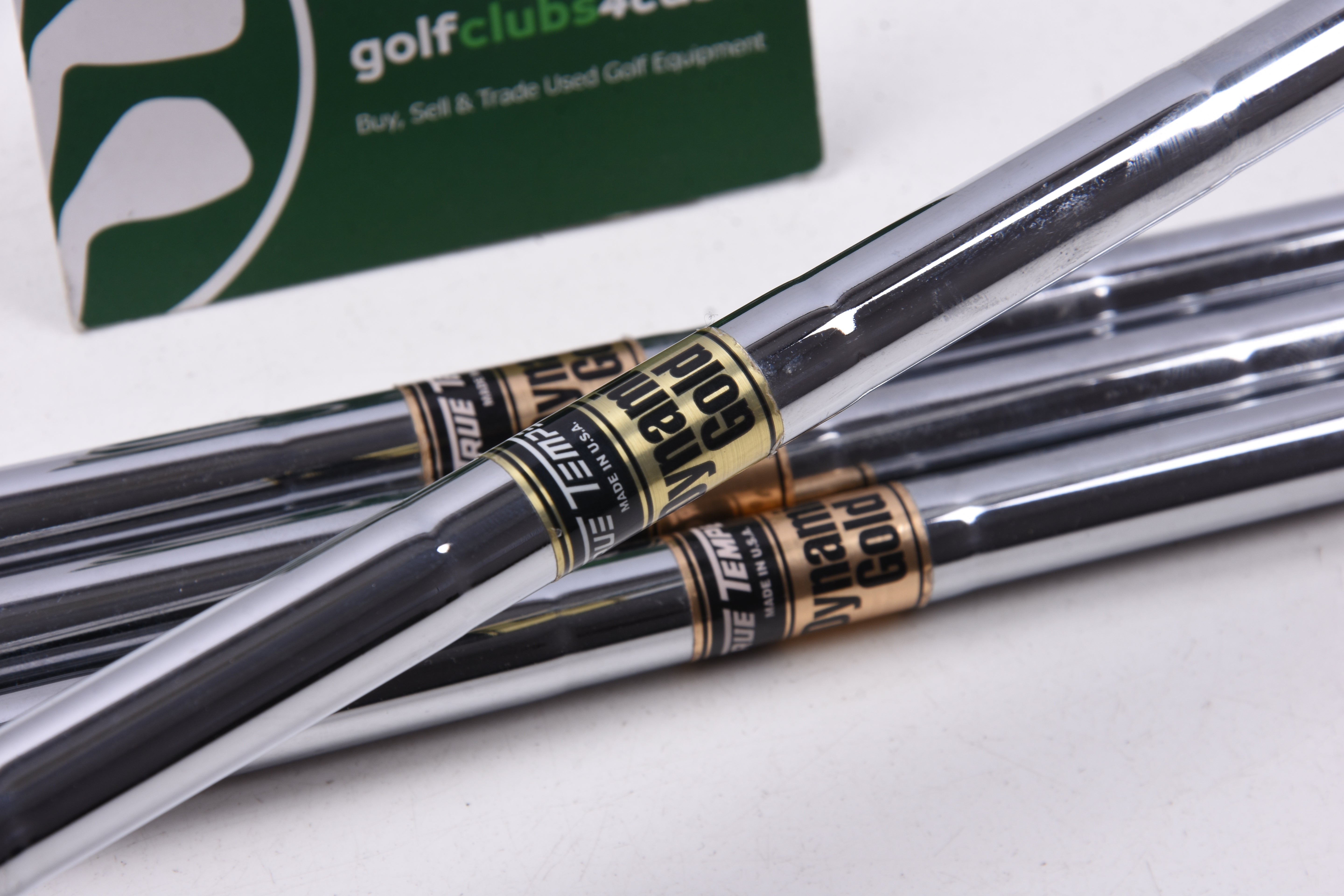 True Temper Dynamic Gold S300 Iron Shafts / Stiff Flex / Set of 4 / .370" Tips