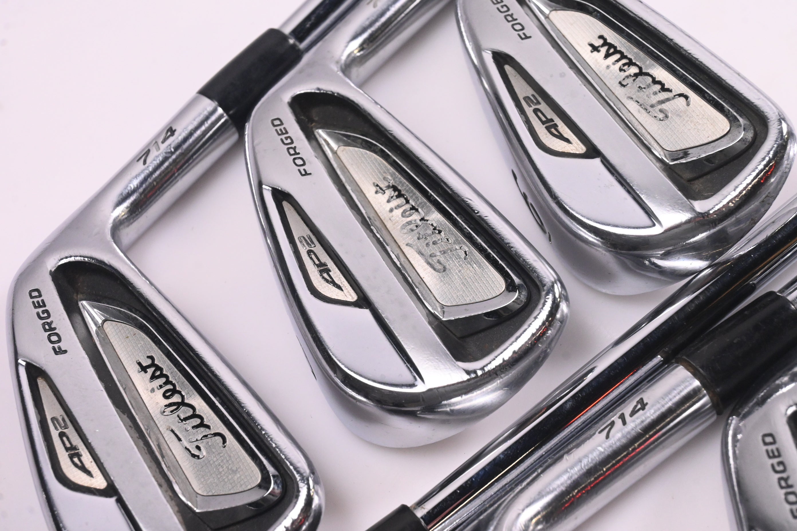 Titleist 714 AP2 Irons / 4-PW / Stiff Flex KBS Tour Shafts