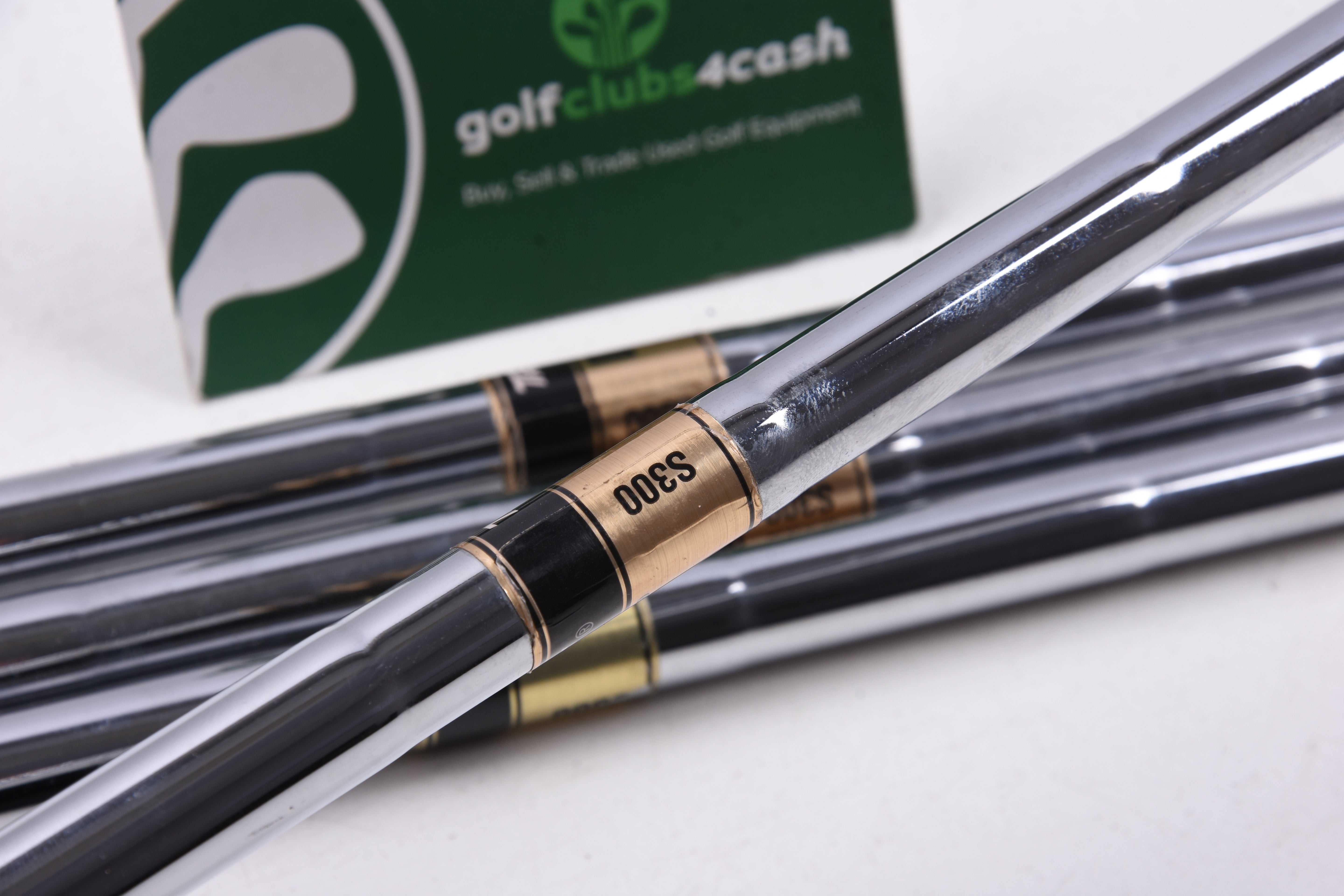 True Temper Dynamic Gold S300 Iron Shafts / Stiff Flex / Set of 4 / .370" Tips