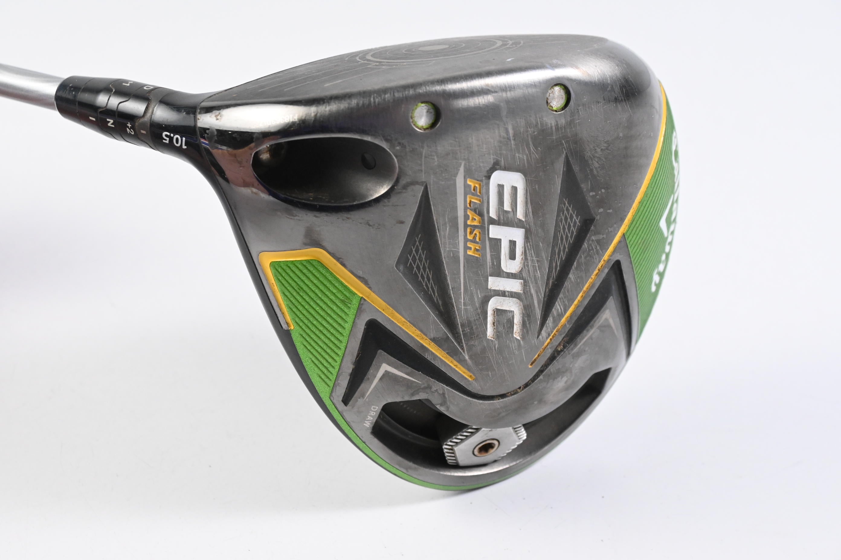 Left Hand Callaway Epic Flash Driver / 10.5 Degree / Regular Flex Evenflow 45