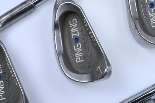 Ping Zing Irons / 6-PW+SW / Blue Dot / Stiff Flex Steel Shafts