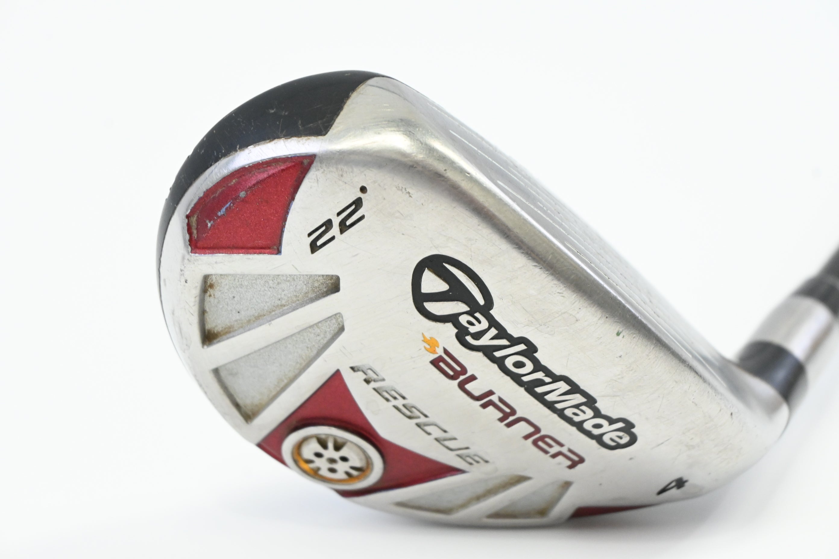 Taylormade Burner 2007 #4 Hybrid / 22 Degree / Stiff Flex Taylormade Reax 65
