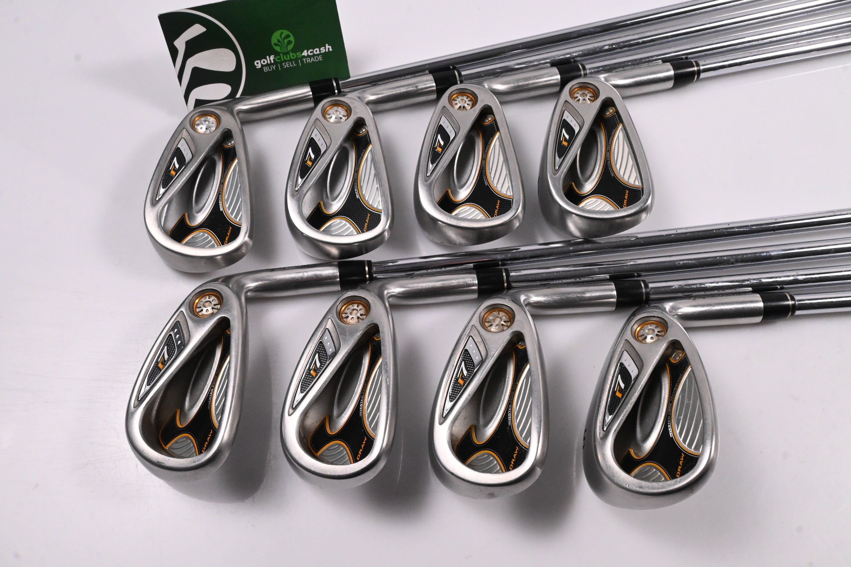 Taylormade R7 Draw Irons / 4-PW + SW / Regular Flex T-Step 90 Shafts