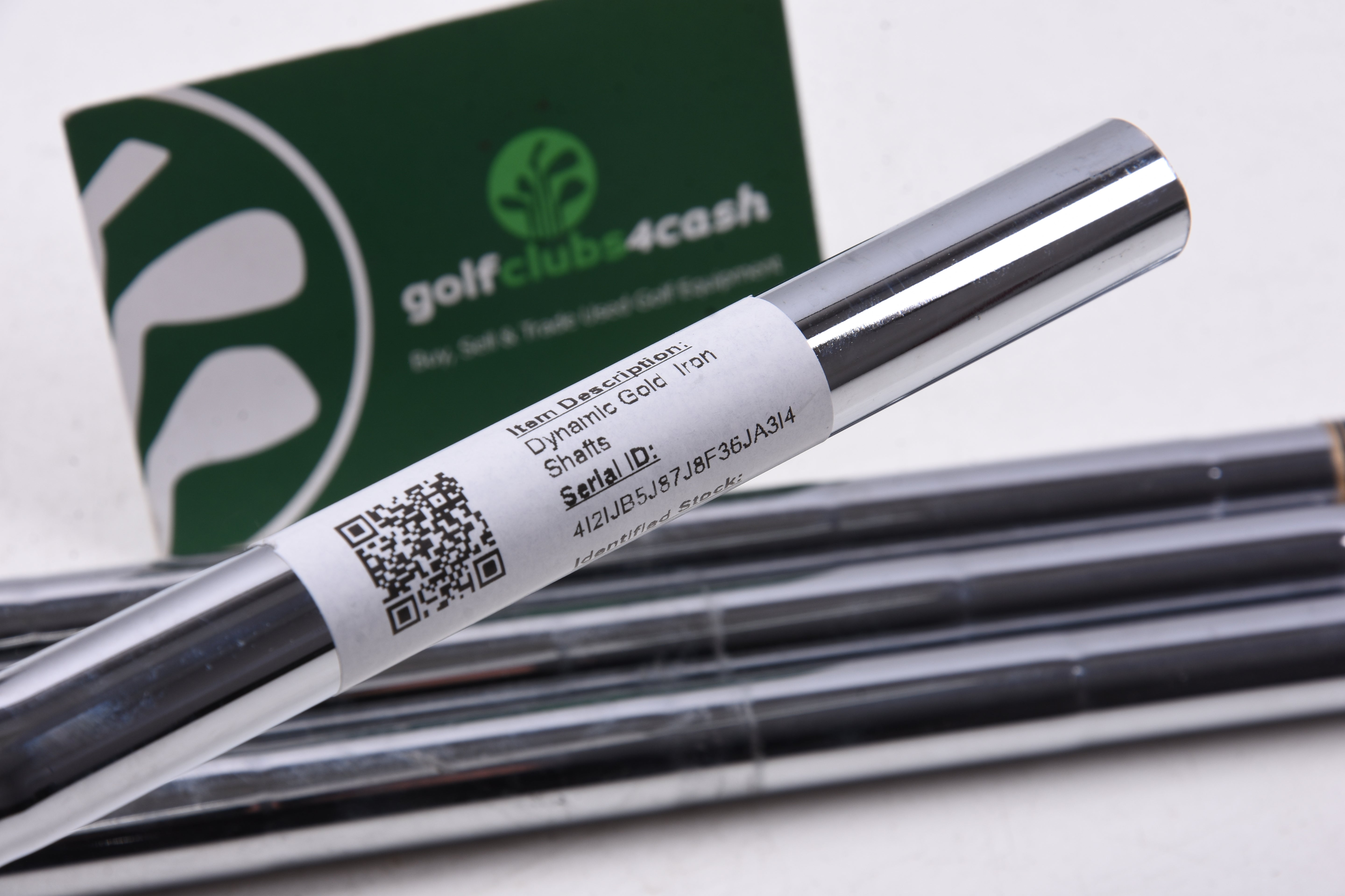 True Temper Dynamic Gold S300 Iron Shafts / Stiff Flex / Set of 4 / .370" Tips