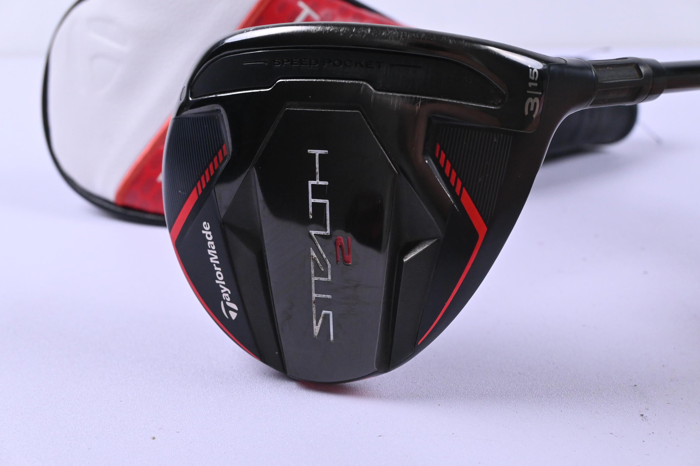 Taylormade Stealth 2 #3 Wood / 15 Degree / Stiff Flex Ventus TR Red 6 Shaft
