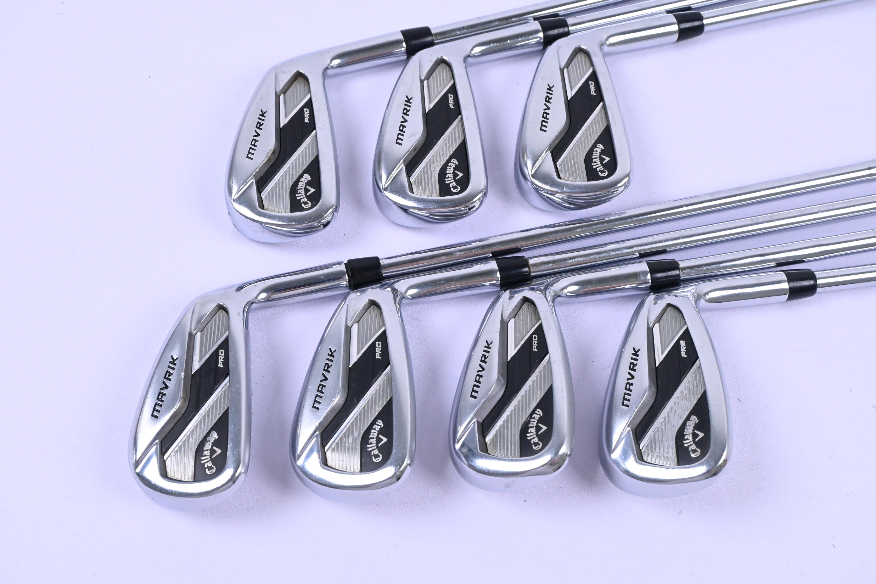 Callaway Mavrik Pro Irons / 4-PW / Stiff Flex Elevate VSS Pro 105  Shafts
