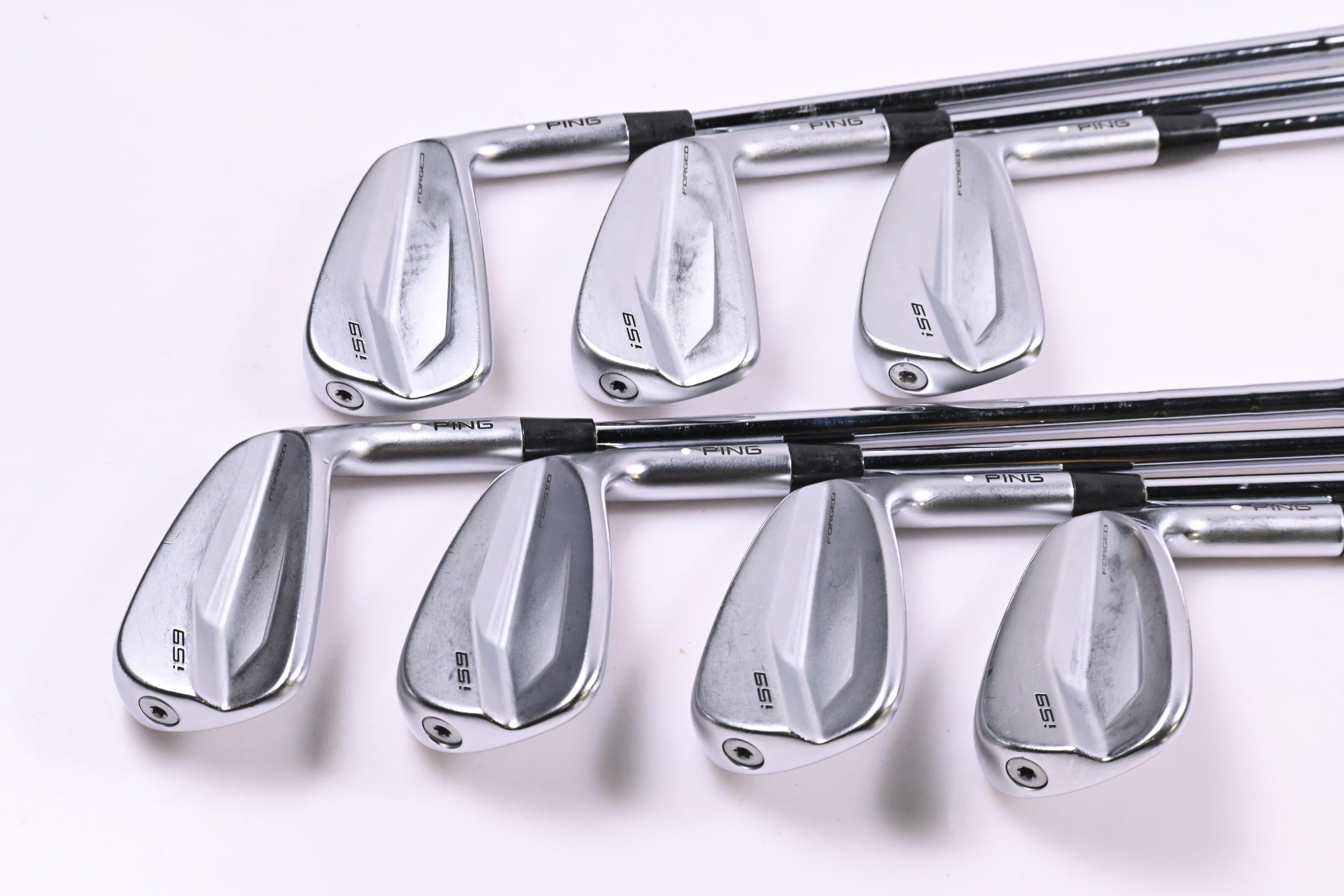 Ping i59 Irons / 4-PW / White Dot / Stiff Flex N.S.Pro Modus³ Tour 105 Shafts