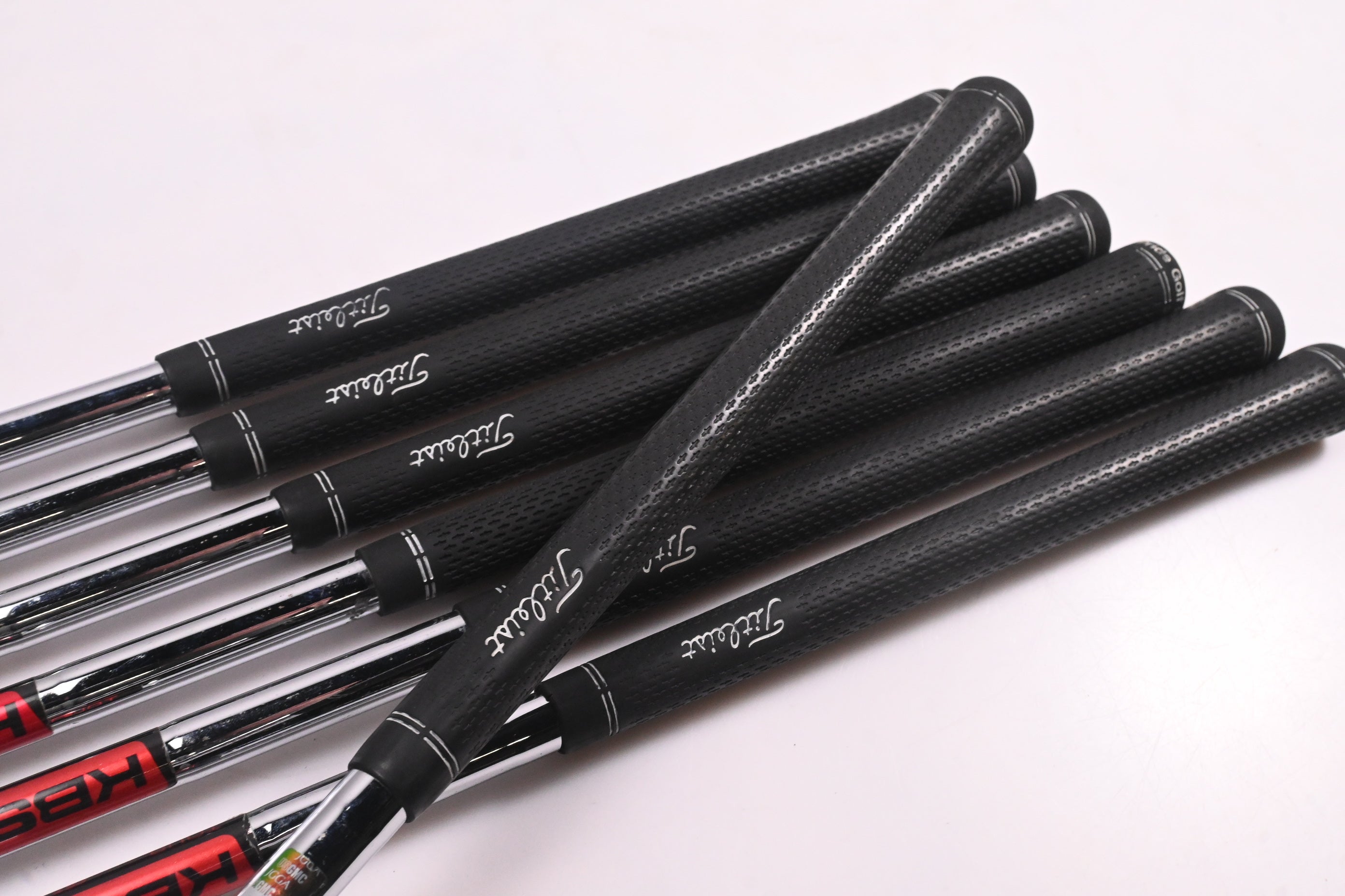 Titleist 714 AP2 Irons / 4-PW / Stiff Flex KBS Tour Shafts