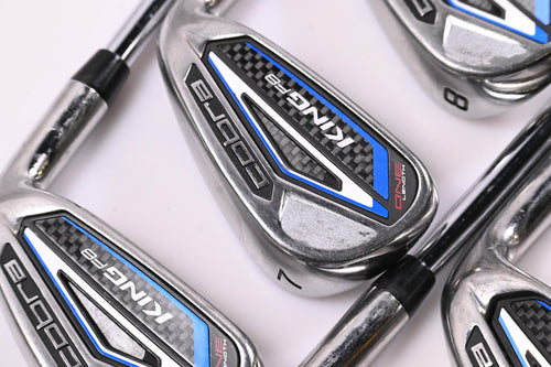 Cobra King F8 One Length Irons / 6-PW+GW / Regular Flex Cobra Shafts