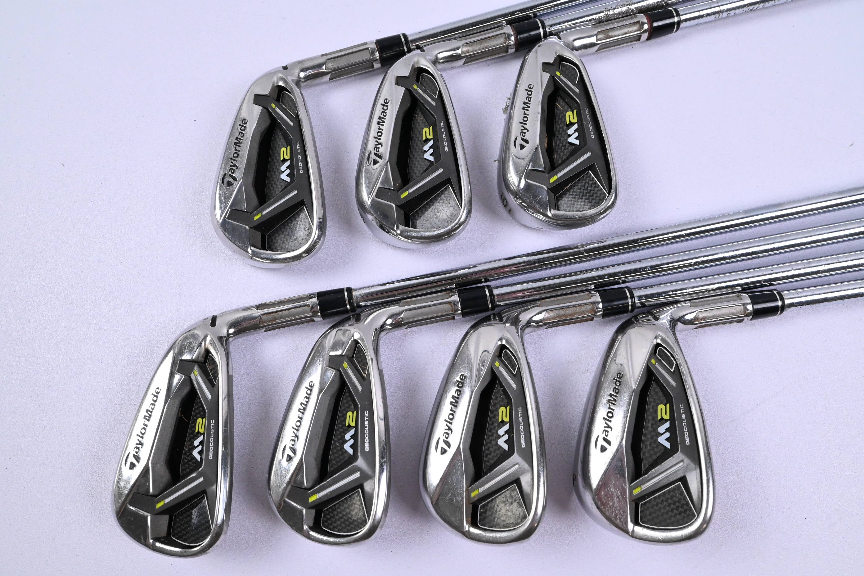 Taylormade M2 2017 Irons / 4-PW / Regular Flex REAX Steel 88 Shafts