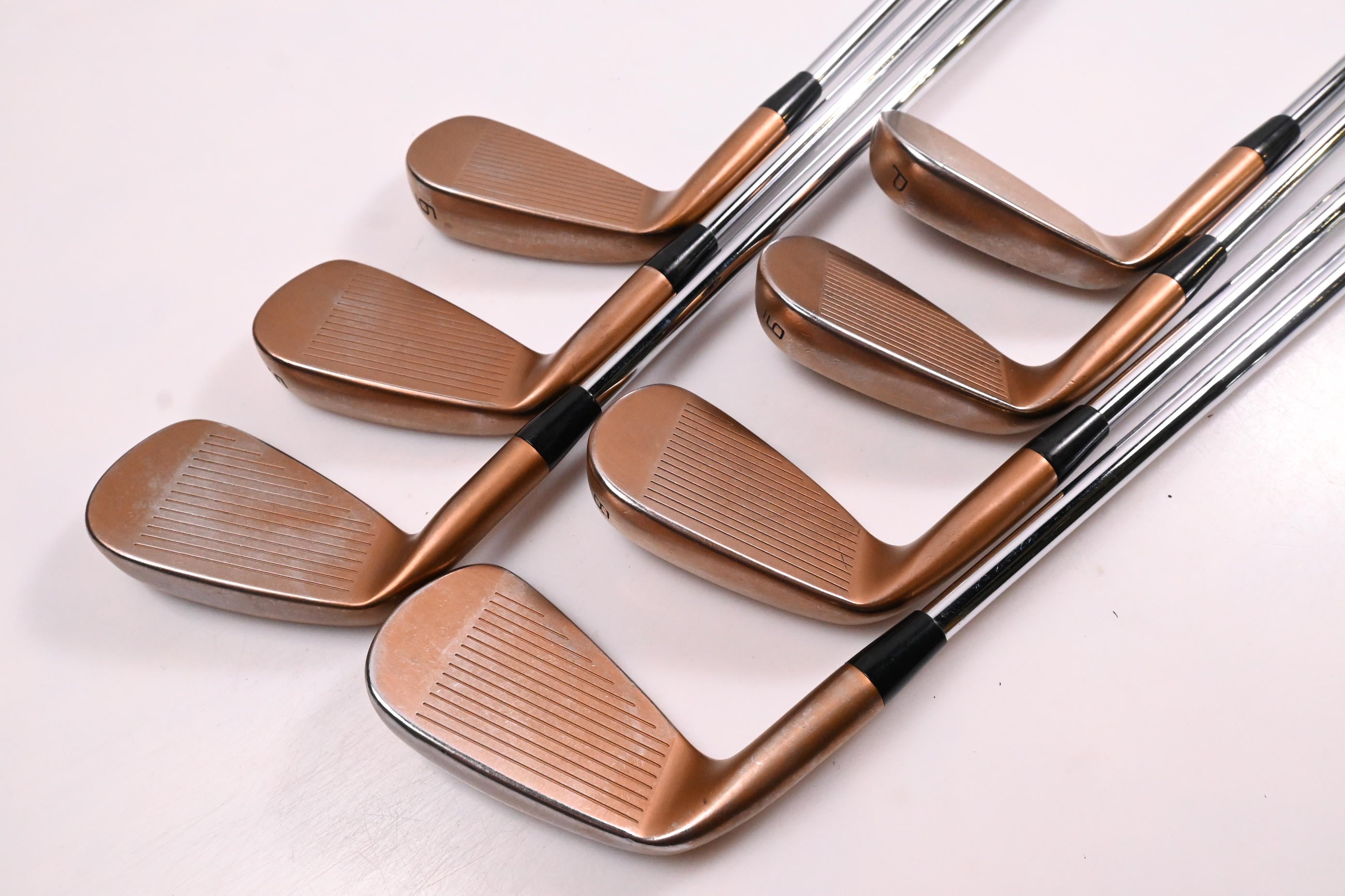 Cobra King Forged Tec Copper Irons / 4-PW / Stiff Flex KBS $-Taper Lite Shafts