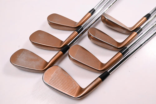 Cobra King Forged Tec Copper Irons / 4-PW / Stiff Flex KBS $-Taper Lite Shafts