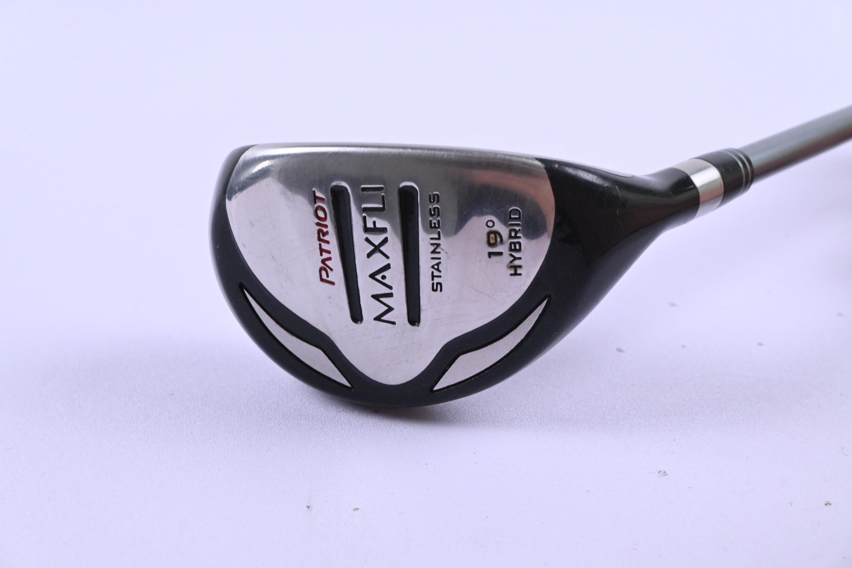 Maxfli Patriot Stainless #3 Hybrid / 19 Degree / Regular Flex Maxfli 75 Shaft
