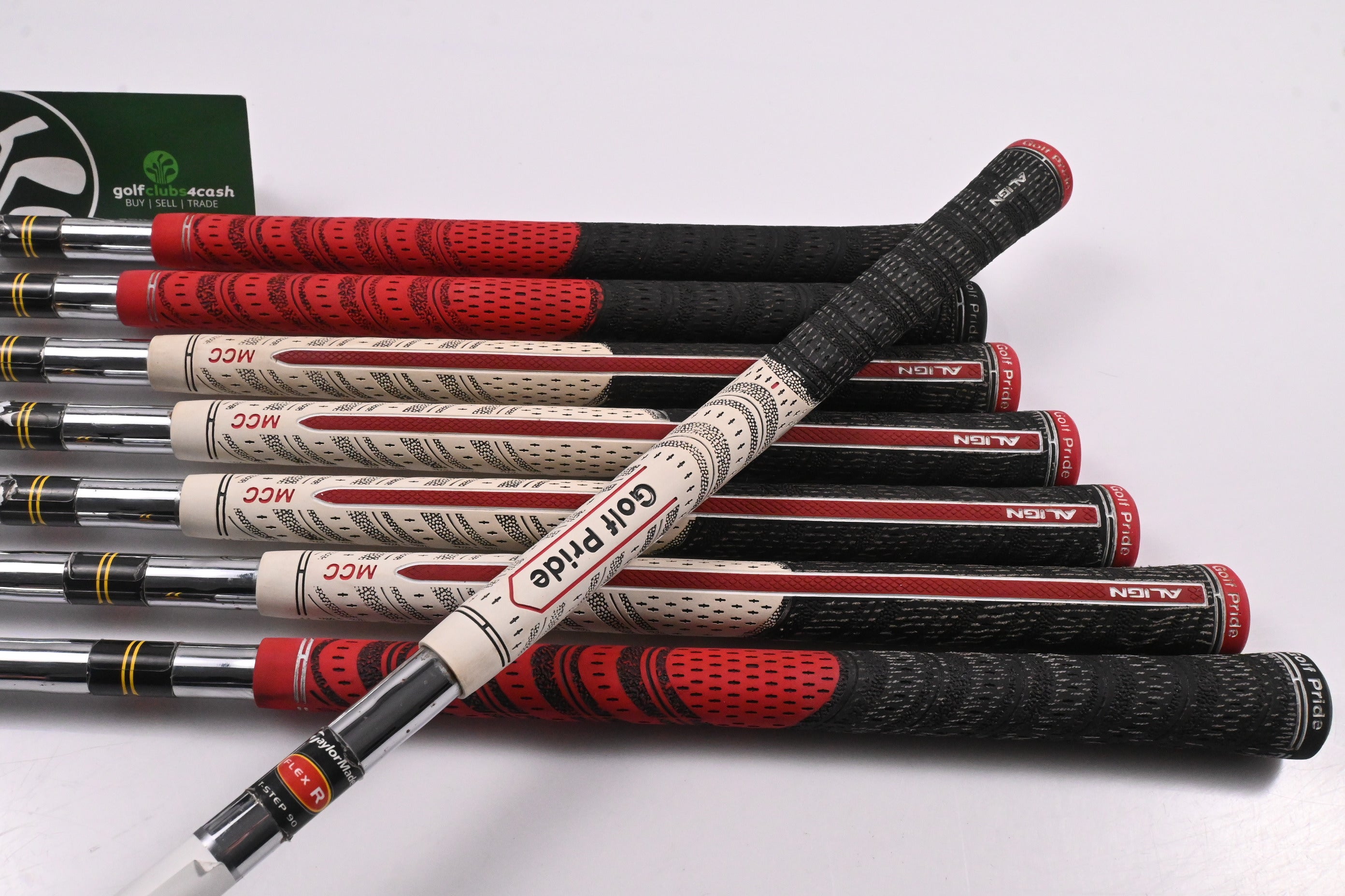 Taylormade R7 Draw Irons / 4-PW + SW / Regular Flex T-Step 90 Shafts