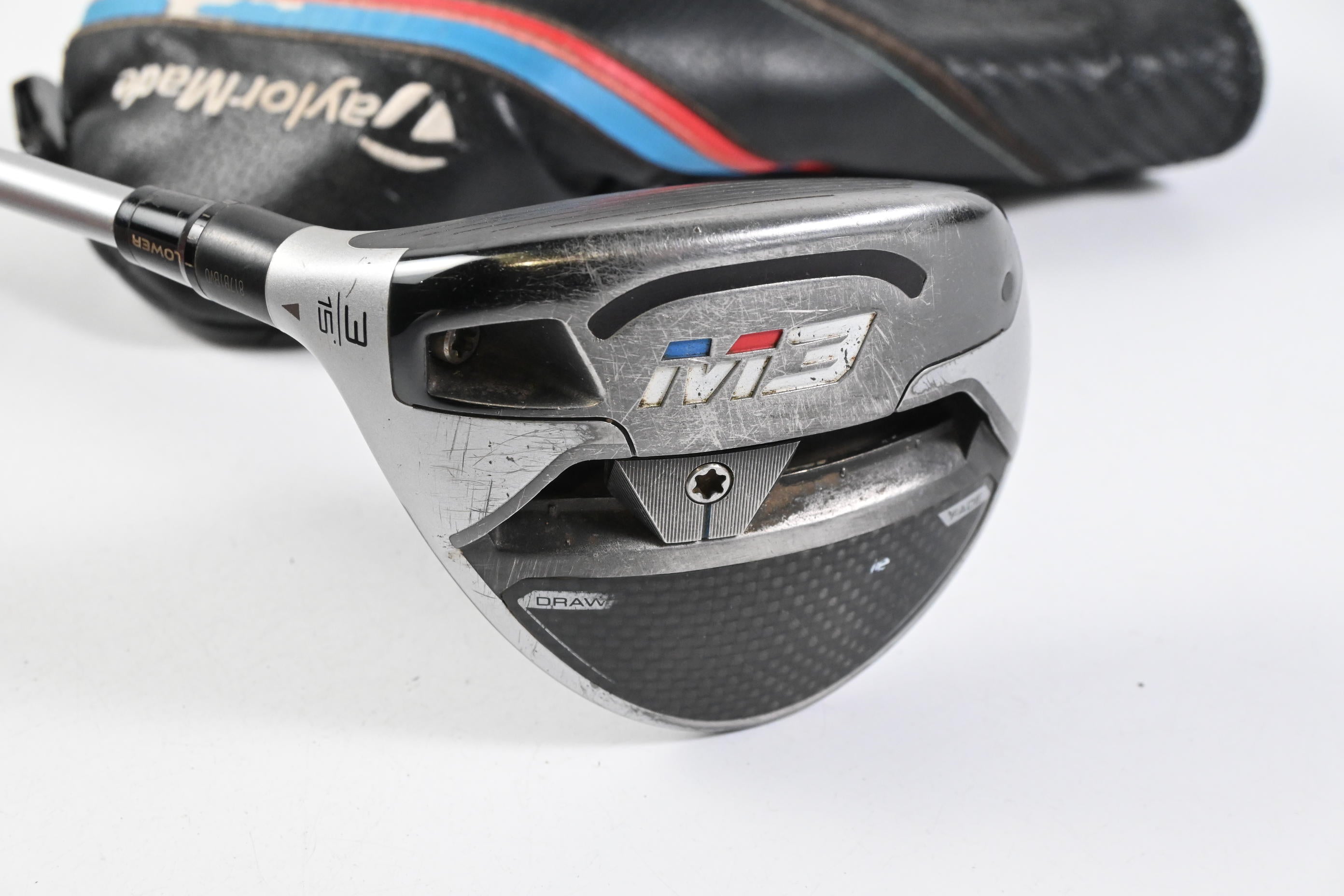 Left Hand Taylormade M3 #3 Wood / 15 Degree / Regular Flex Tensei CK Blue 60