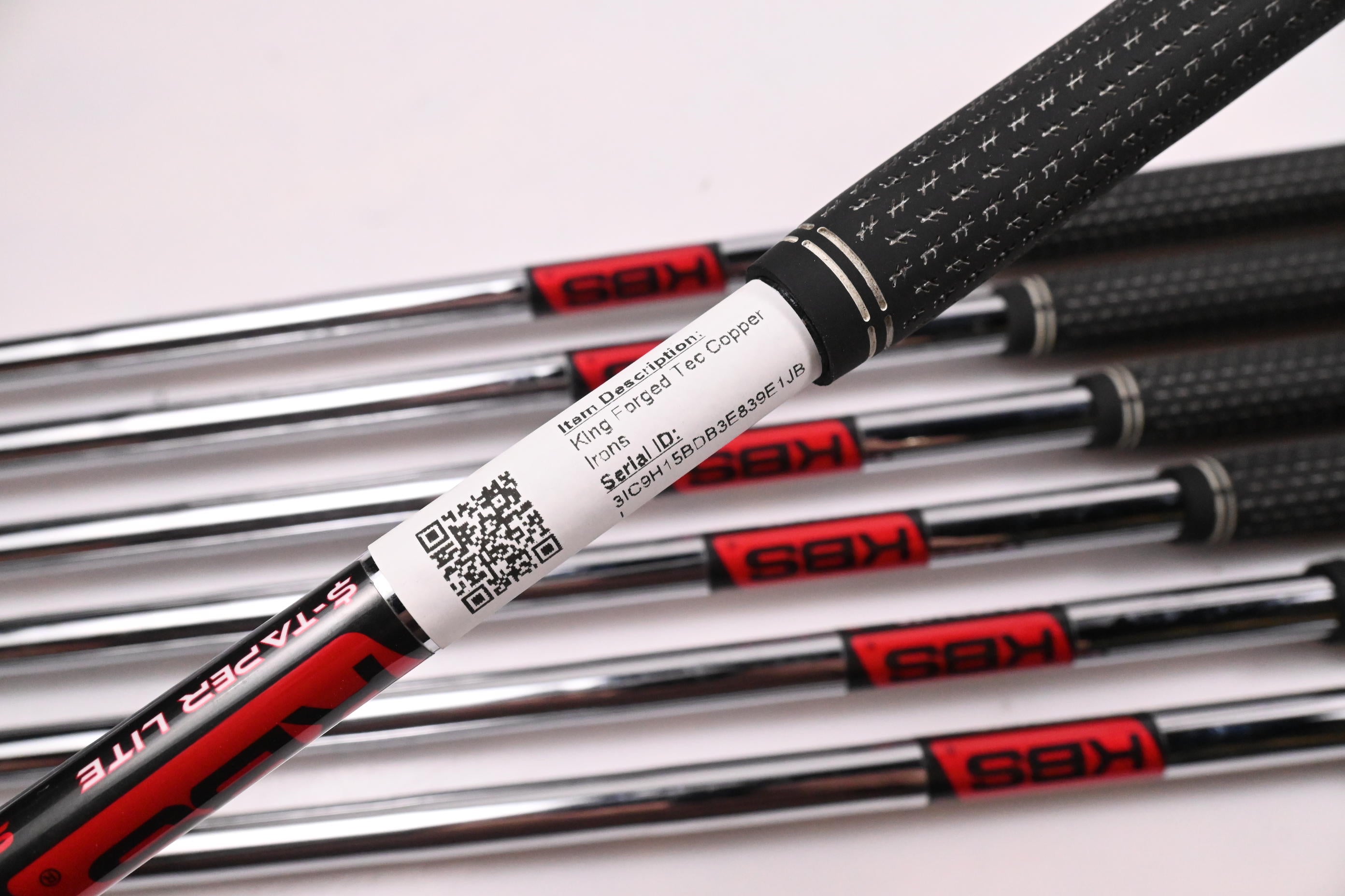 Cobra King Forged Tec Copper Irons / 4-PW / Stiff Flex KBS $-Taper Lite Shafts