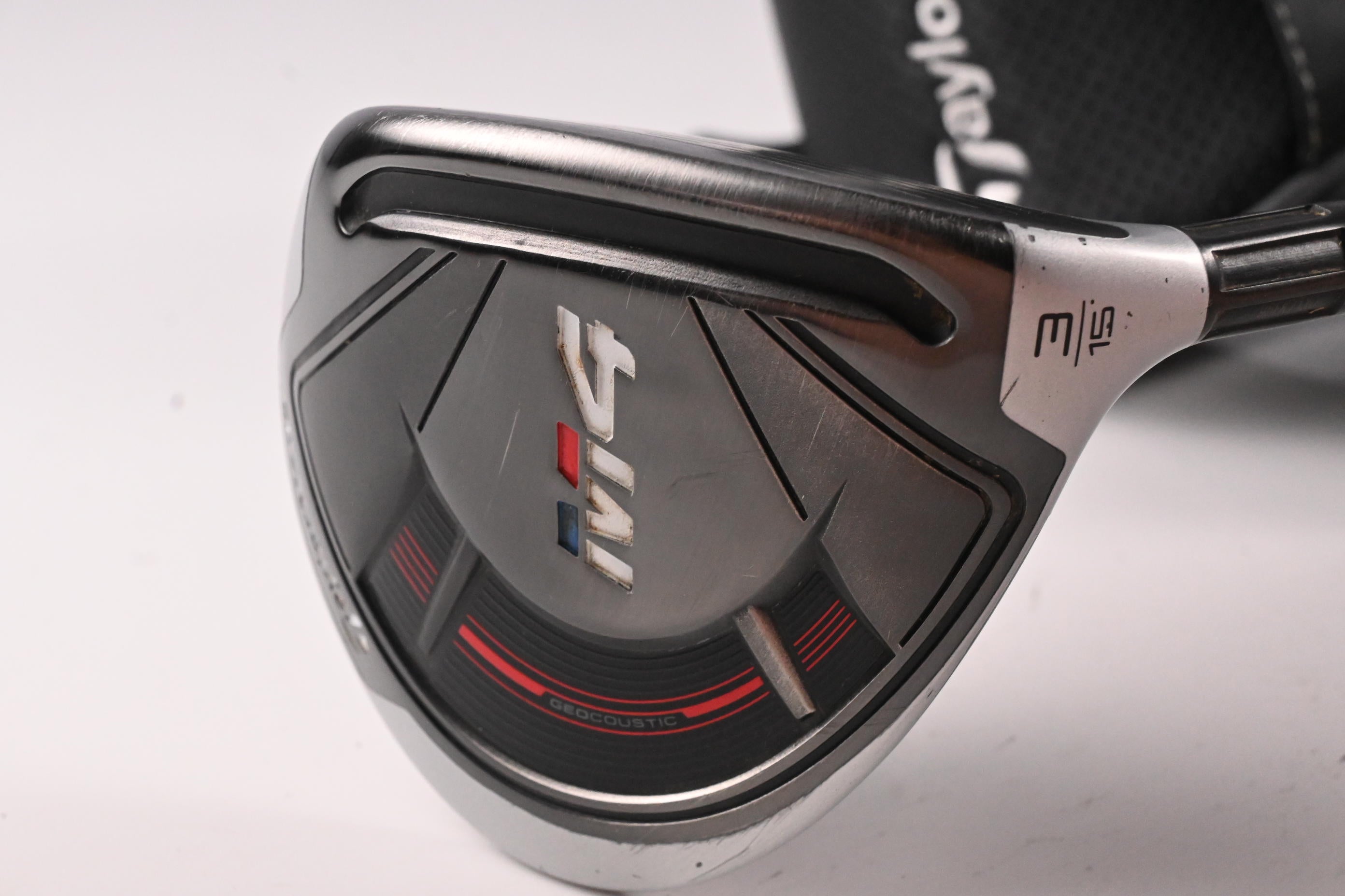 Taylormade M4 #3 Wood / 15 Degree / Regular Flex Fujikura Atmos Red 5 Shaft