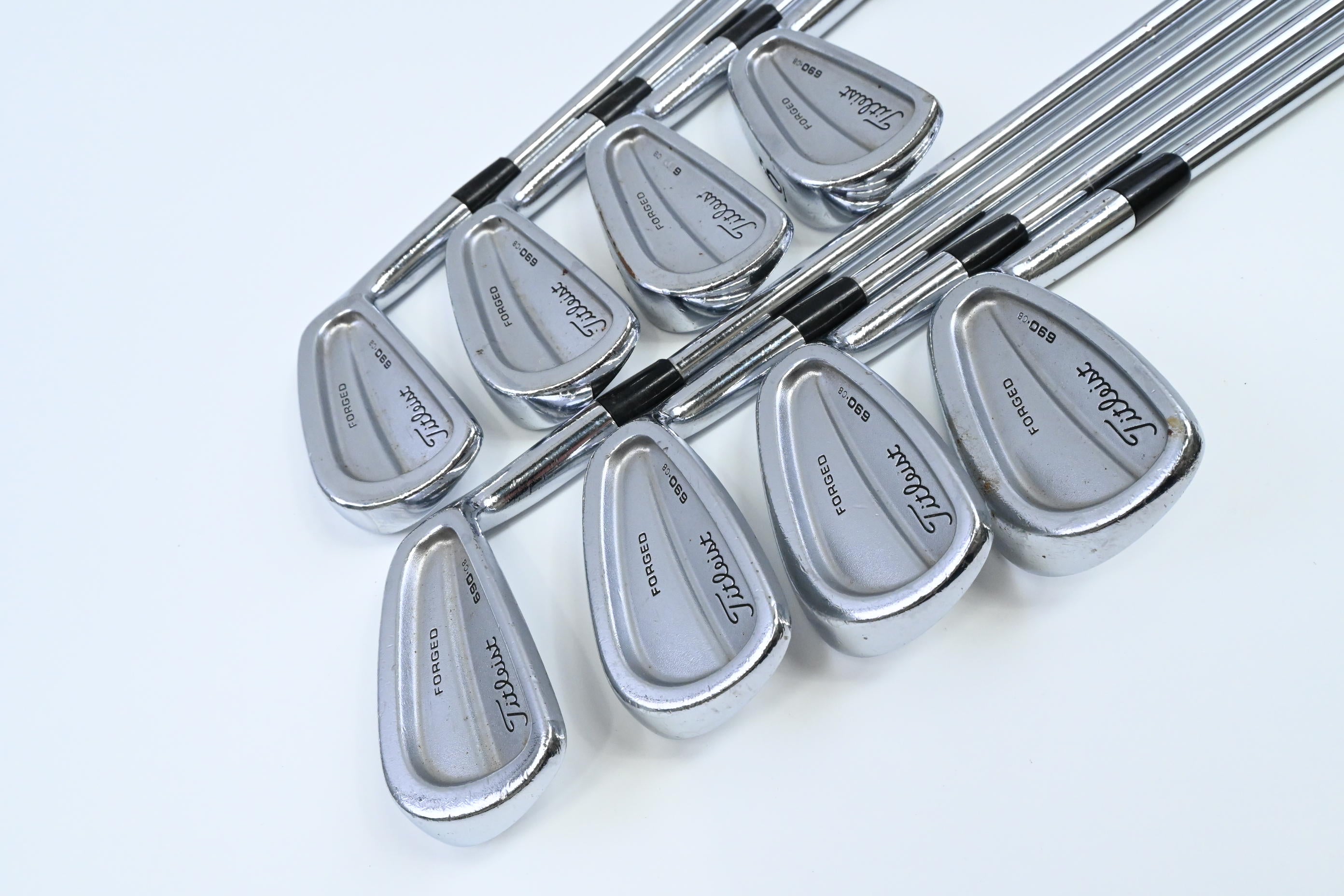 Titleist 690.CB Irons / 3-PW / Stiff Flex Dynamic Gold S300 Shafts