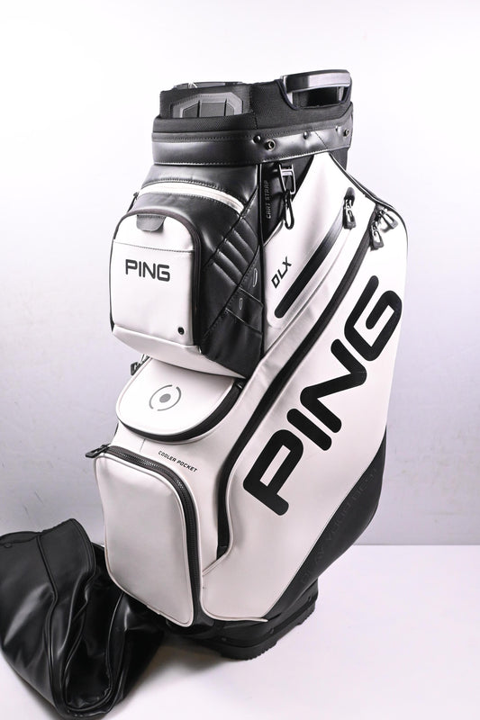 Ping DLX Cart Bag / 15-Way Divider / Black, White