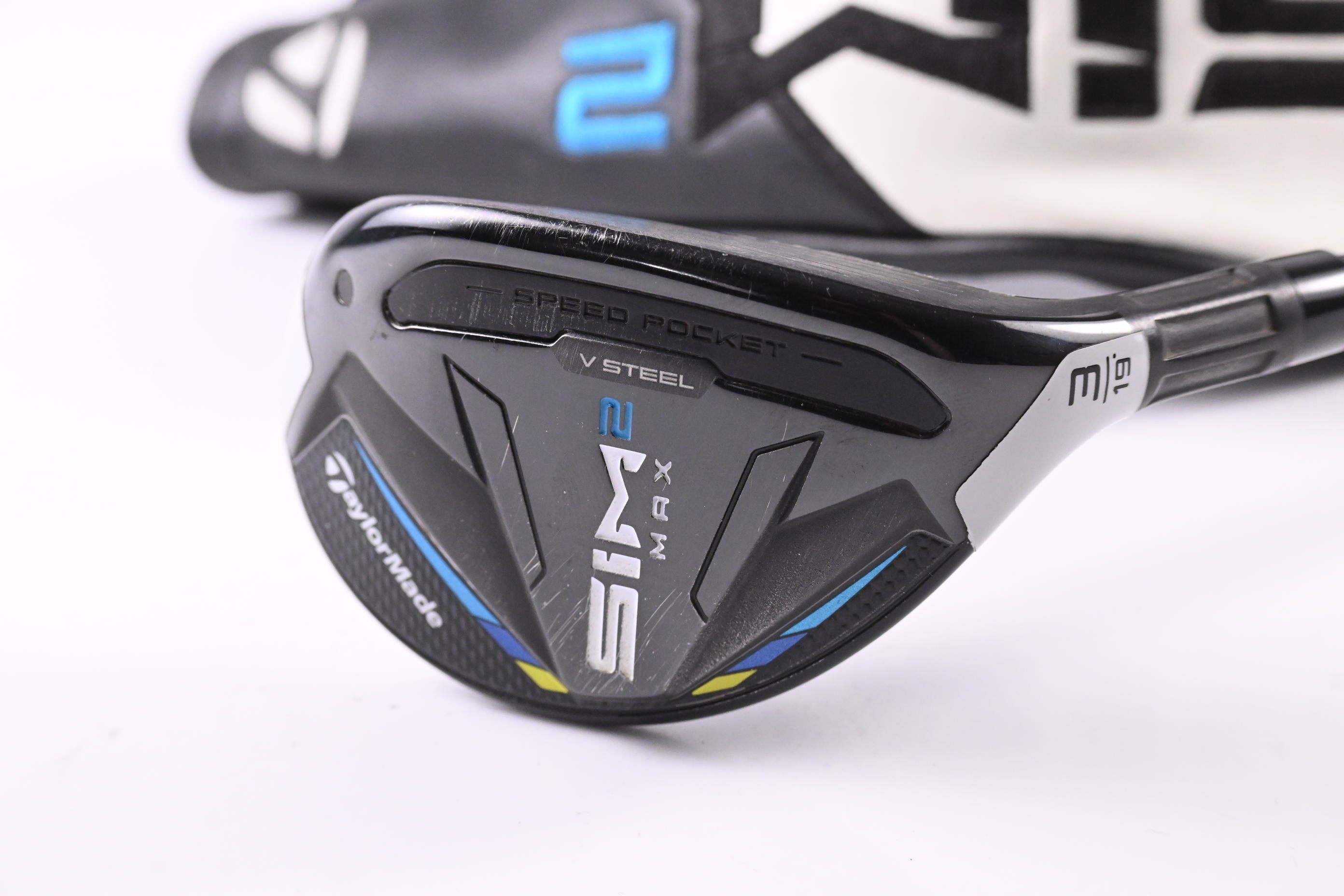 Taylormade SIM2 Max #3 Hybrid / 19 Degree / Regular Flex Ventus Blue 6 Shaft