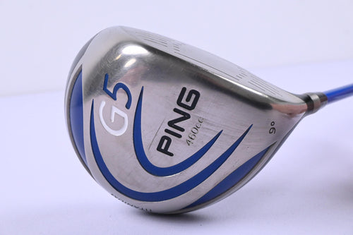 Ping G5 Driver / 9 Degree / Stiff Flex Grafalloy ProLaunch Blue 65 Shaft