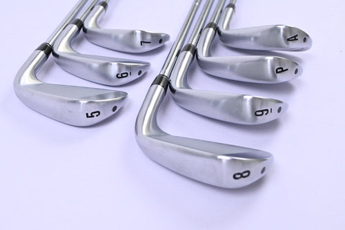 Left Hand Callaway Apex Ti Fusion 250 Irons / 5-PW+GW / Regular Flex Shafts
