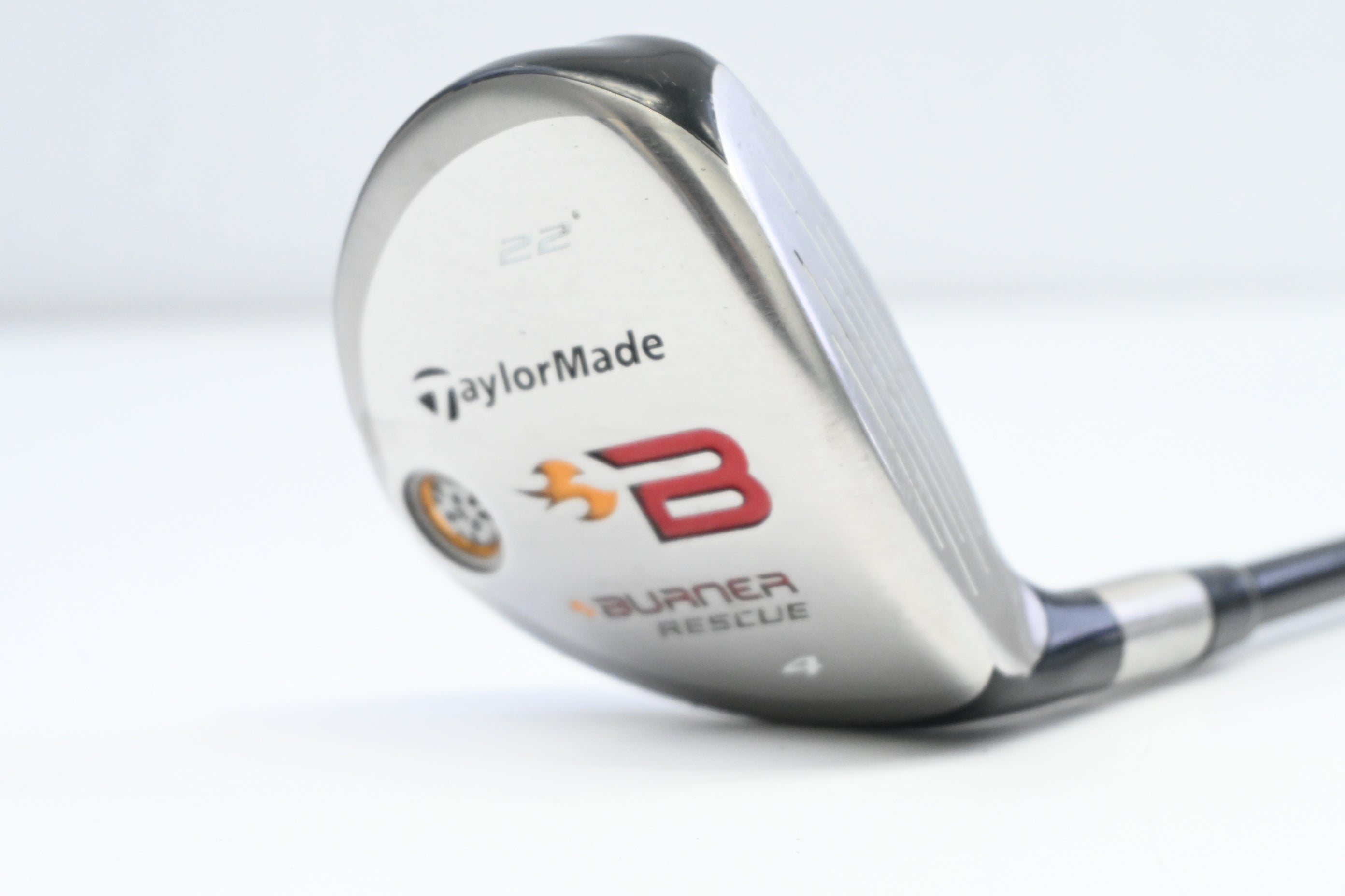 Taylormade Burner 2008 #4 Hybrid / 22 Degree / Stiff Flex Taylormade Reax 60