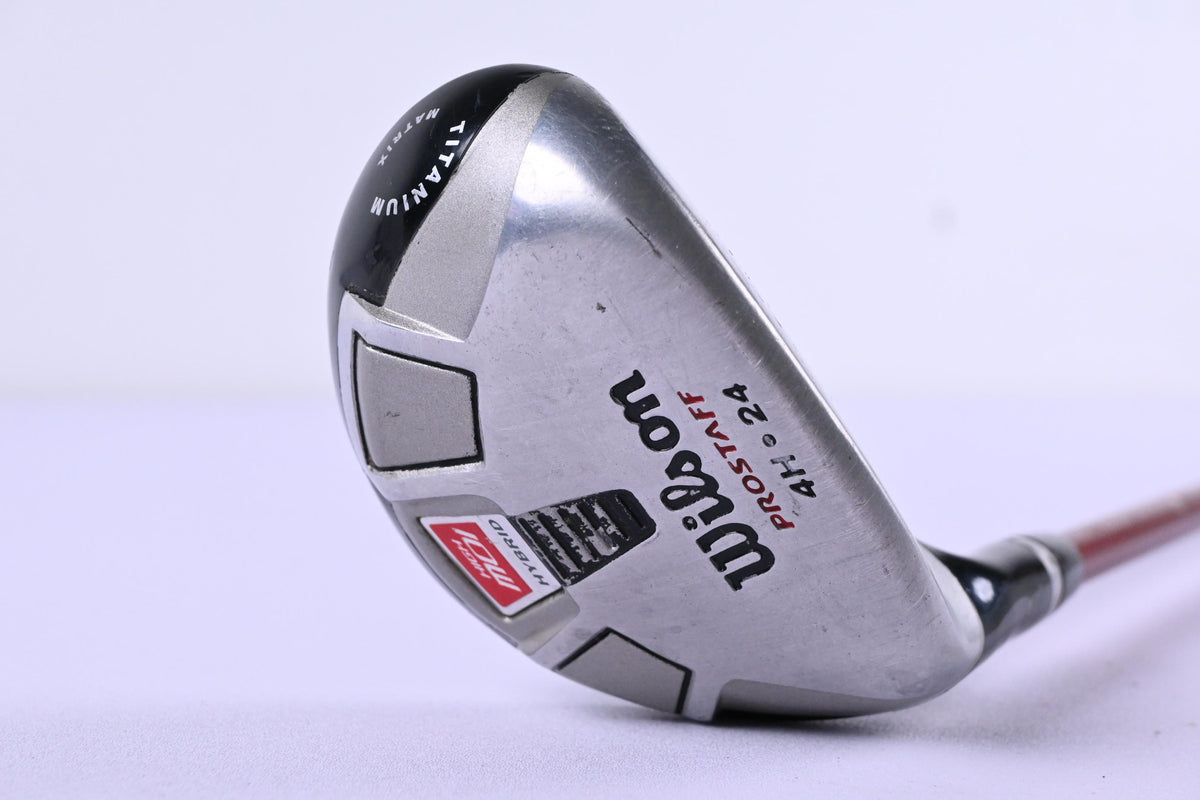 Wilson Staff Fybrid RS #4 Hybrid / 24 Degree / Senior Flex Max Distance Shaft