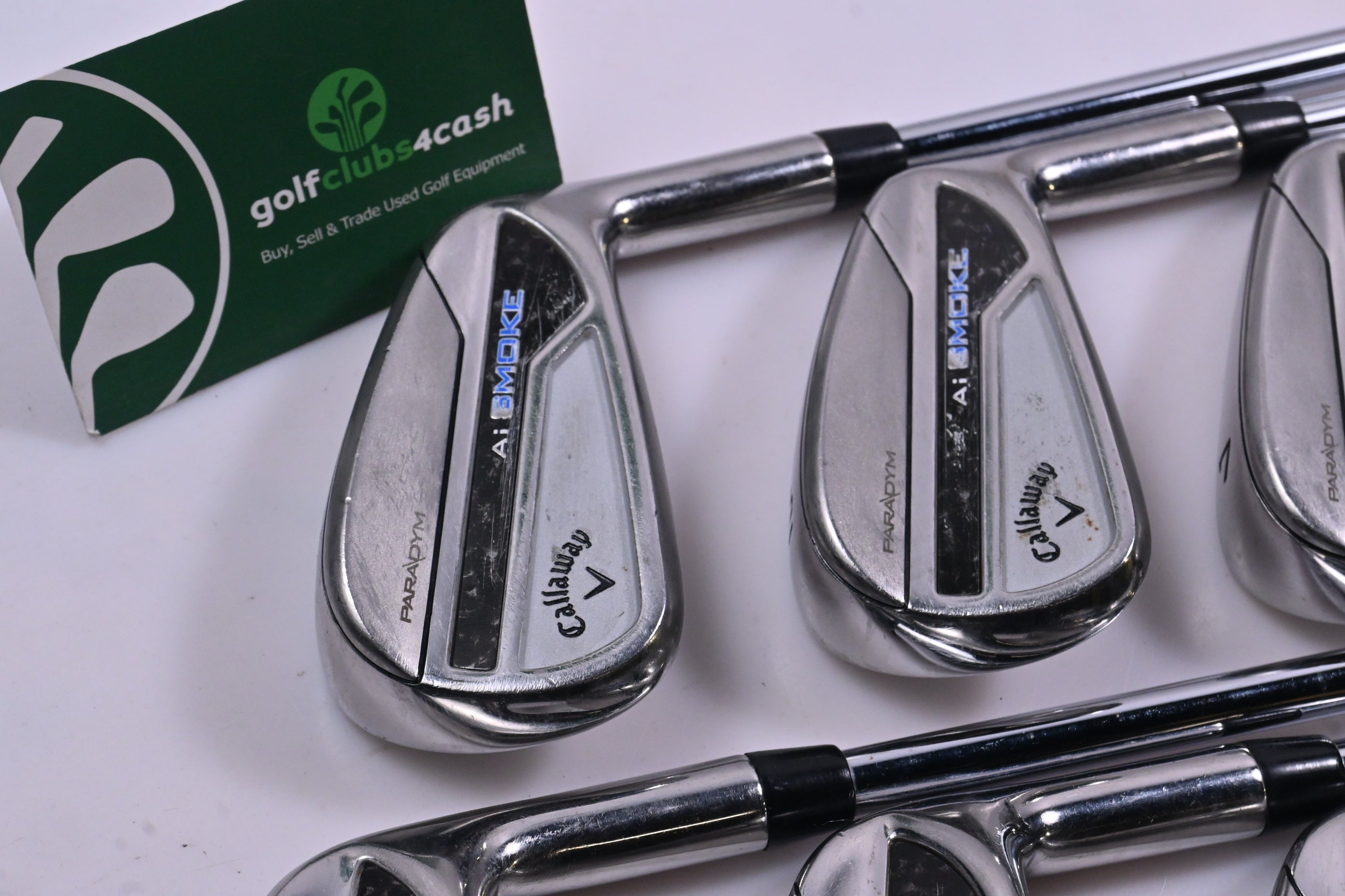 Callaway Paradym Ai Smoke Irons / 5-PW / Regular Flex Elevate MPH 85 Shafts