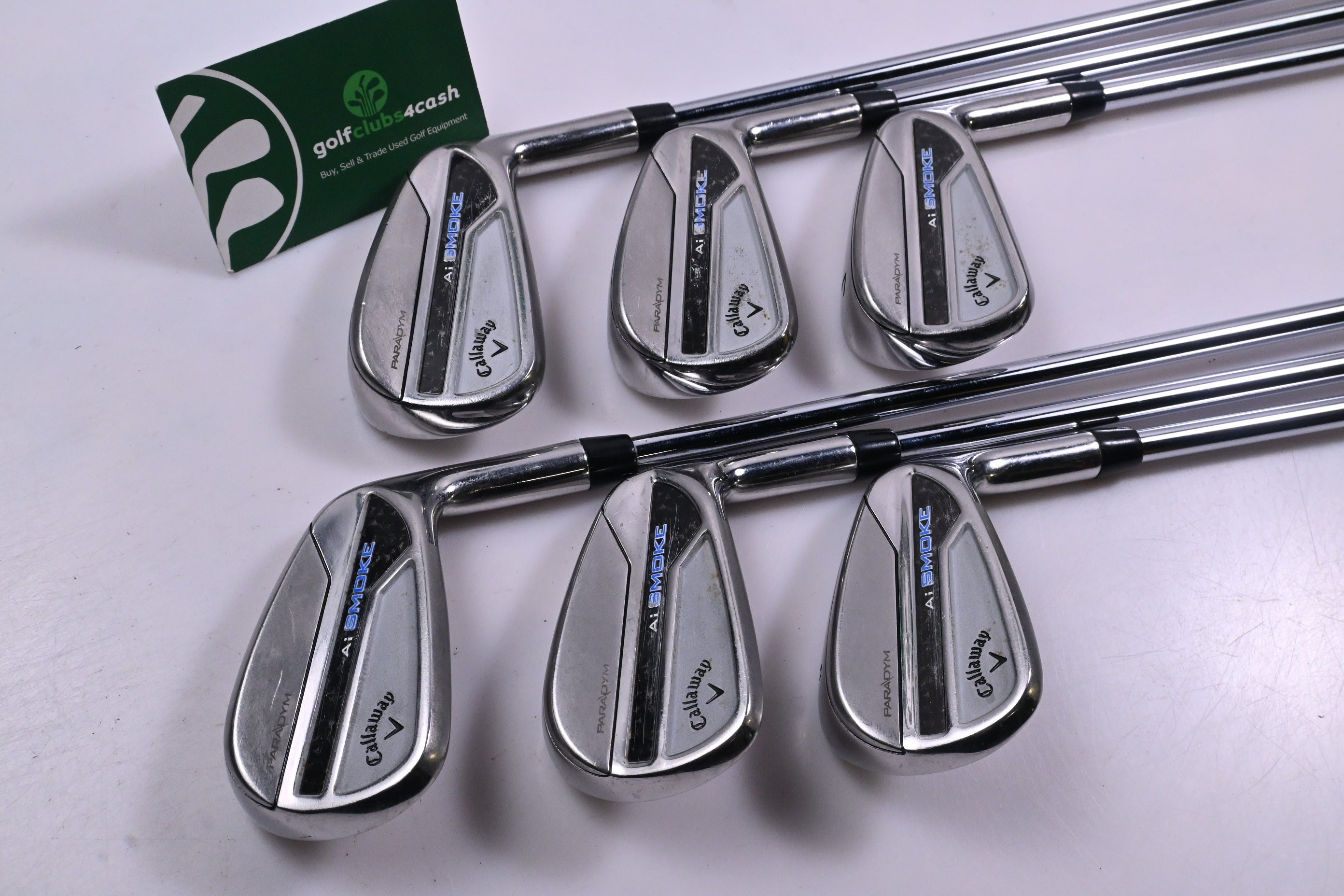 Callaway Paradym Ai Smoke Irons / 5-PW / Regular Flex Elevate MPH 85 Shafts