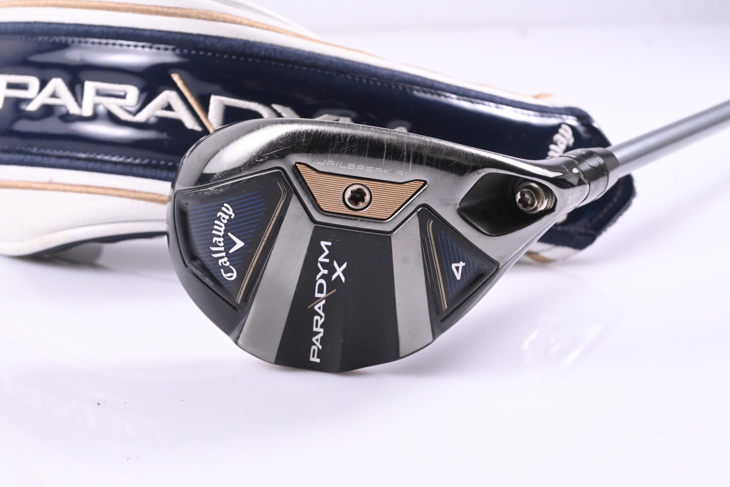 Callaway Paradym X #4 Hybrid / 21 Degree / Regular Flex HZRDUS Silver 65 Shaft