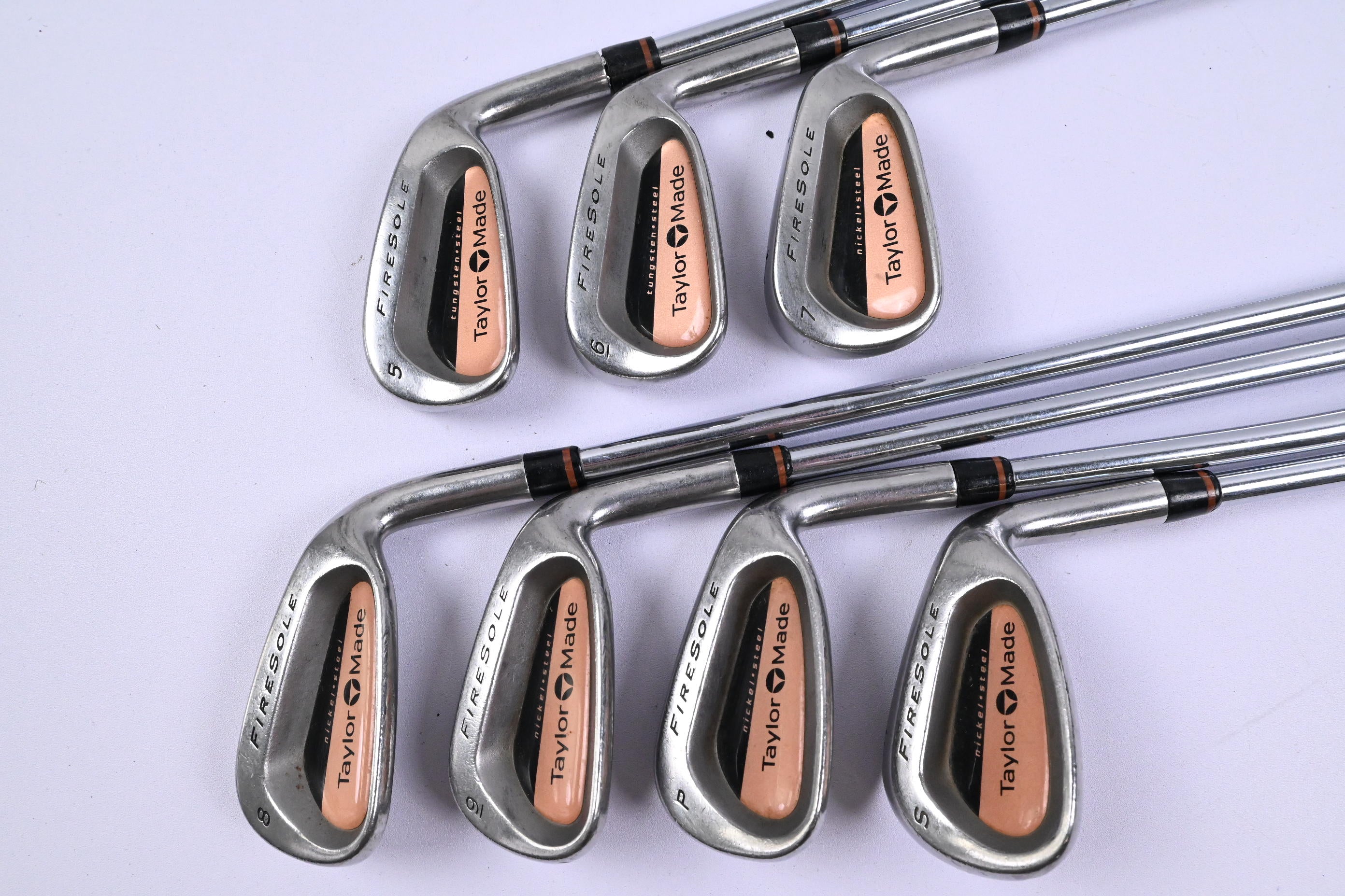 Taylormade Firesole Irons / 5-PW+SW / Regular Flex Rifle 80 Shafts