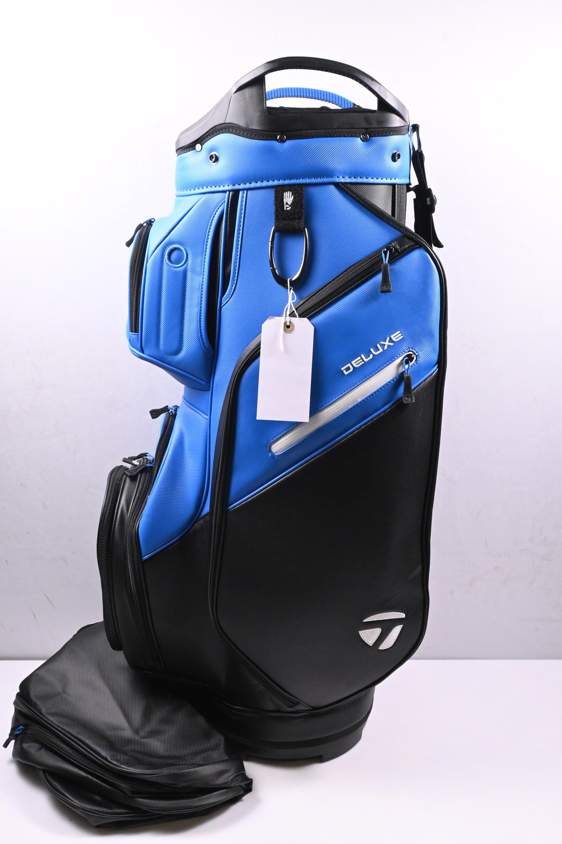 Taylormade Deluxe Cart Bag / 14-Way Divider / Black, Blue