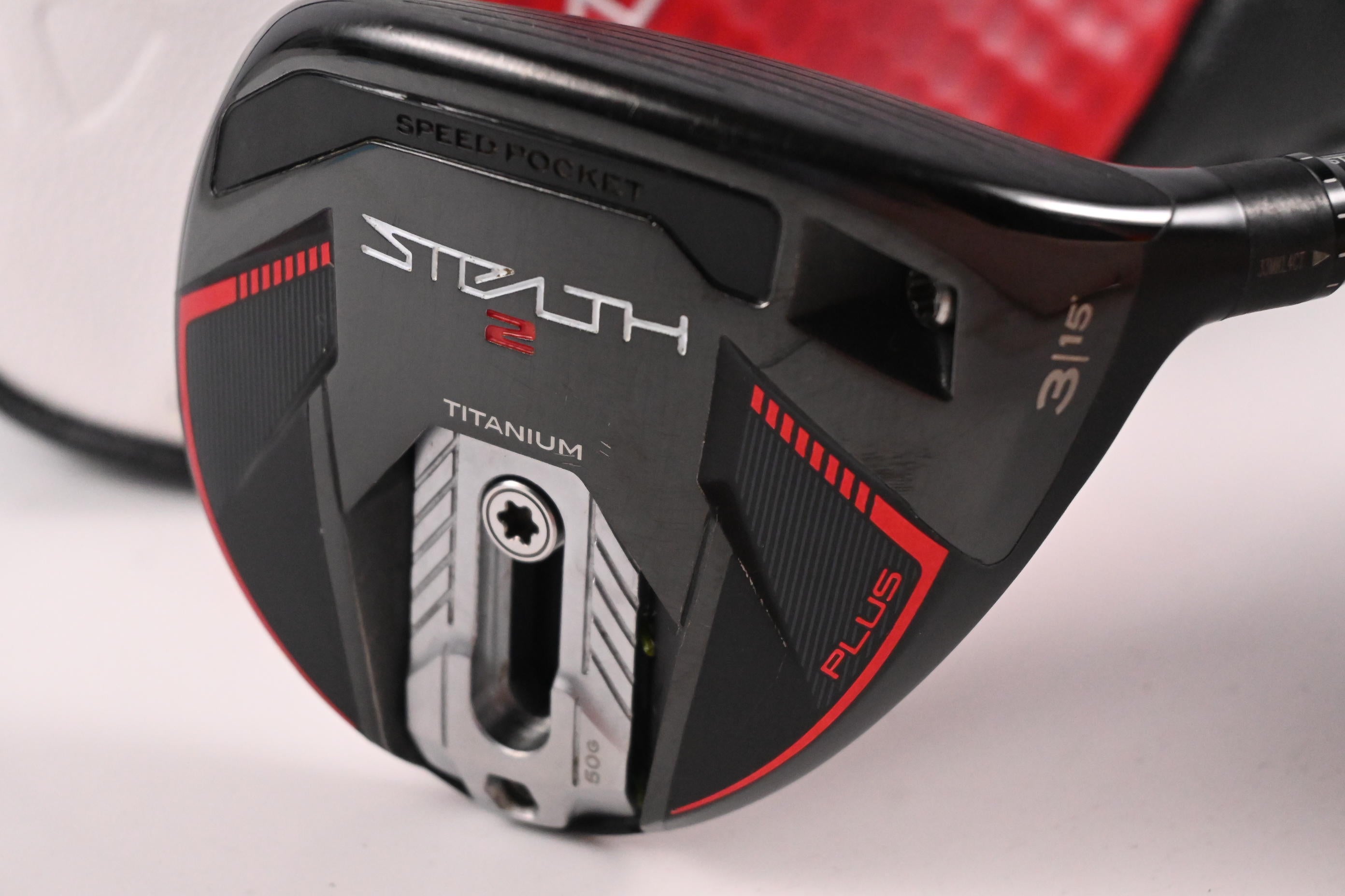 Taylormade Stealth 2 Plus #3 Wood / 15 Degree / Regular Flex Kai`li Red 65 Shaft