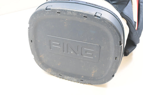 Ping Hoofer Stand Bag / 5-Way Divider / Navy, White, Red