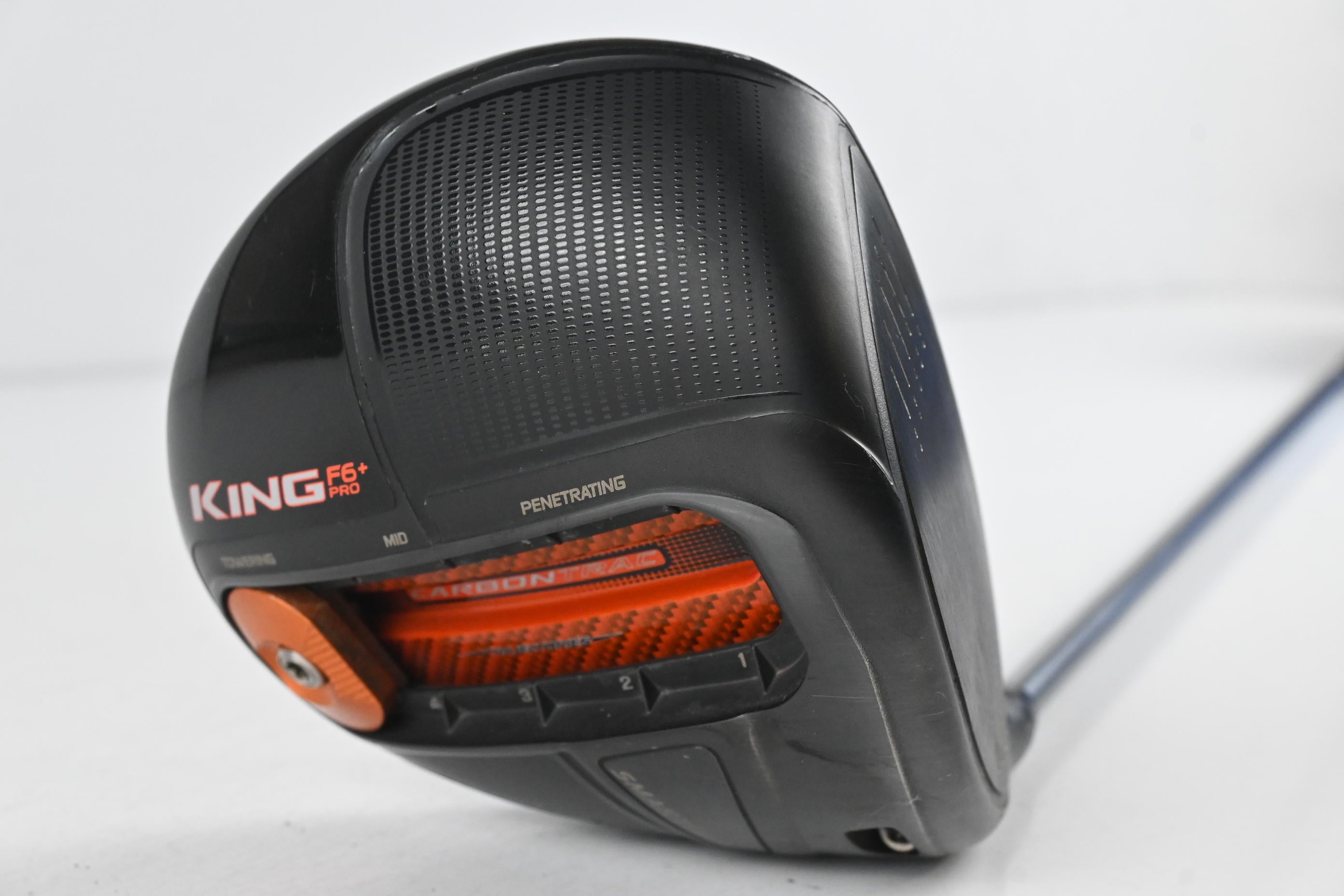 Cobra King F6+ Driver / 9-12 Degree / Stiff Flex Matrix Ozik Black Tie M4 65