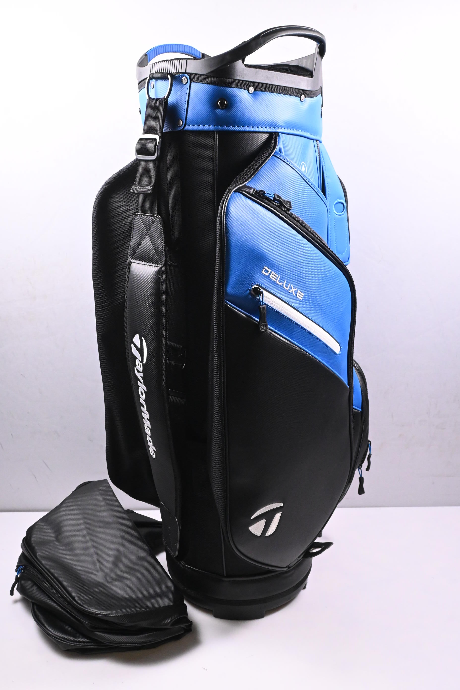 Taylormade Deluxe Cart Bag / 14-Way Divider / Black, Blue