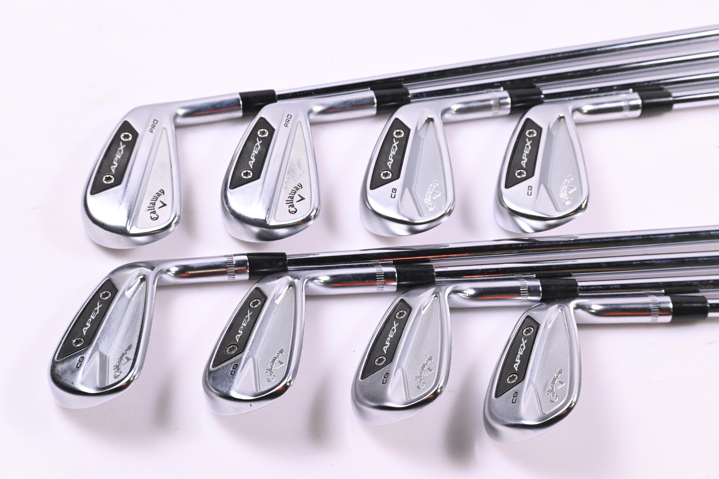 Callaway Apex CB 24 Irons / 4-PW+GW / Stiff Flex Modus Tour 120 Shafts