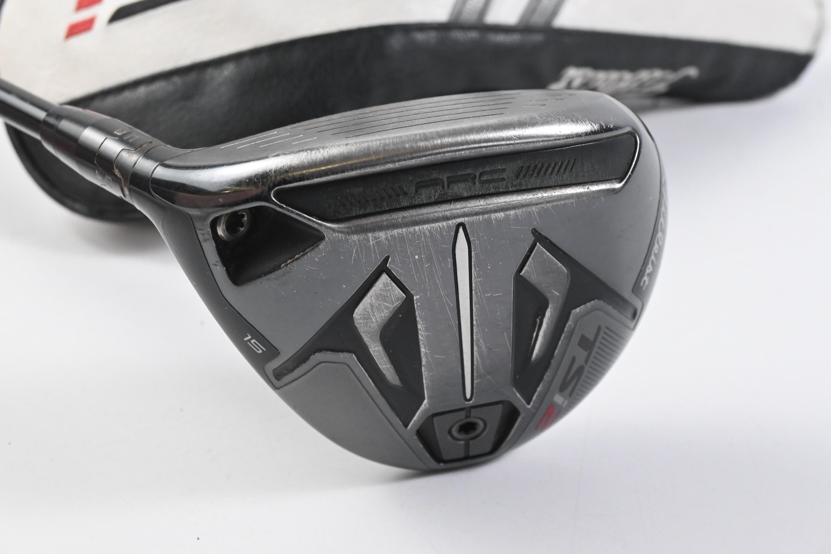 Left Hand Titleist TSi2 #3 Wood / 15 Degree / Stiff Flex HZRDUS Smoke Black RDX