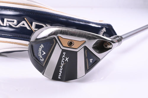 Callaway Paradym X #4 Hybrid / 21 Degree / Regular Flex HZRDUS Silver 65 Shaft
