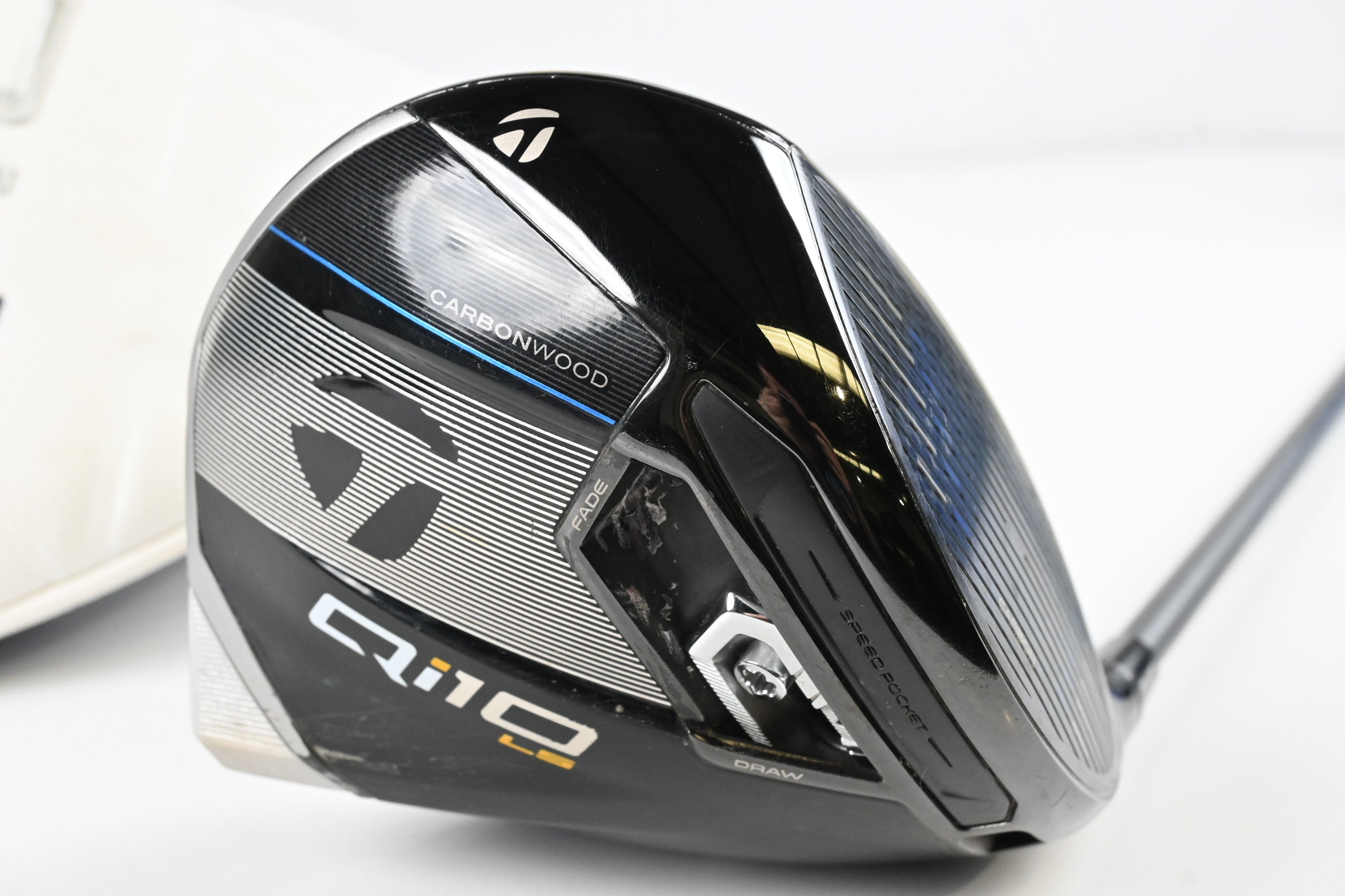 Taylormade Qi10 LS Driver / 8 Degree / Stiff Flex HZRDUS Smoke Yellow 70 Shaft