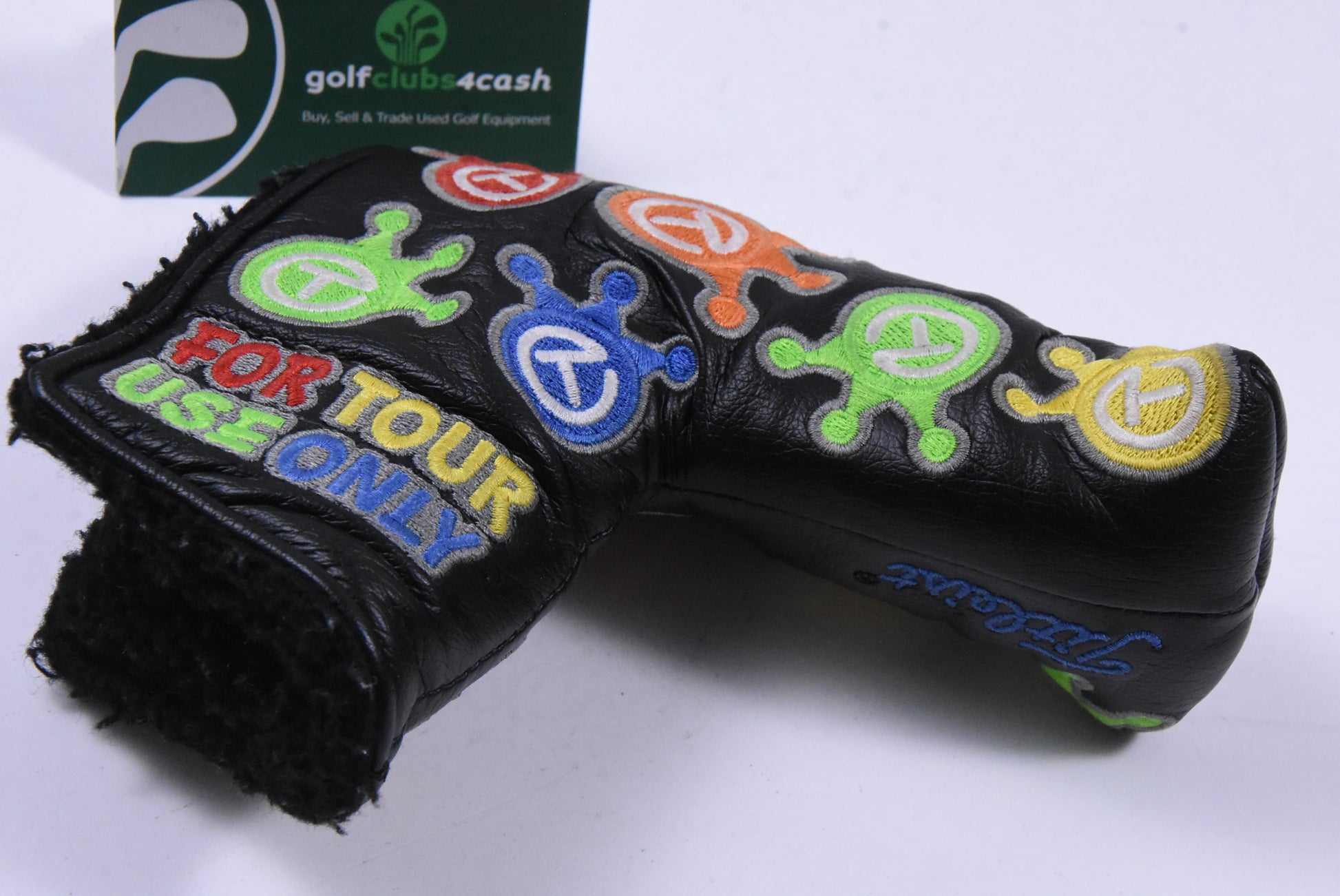 Scotty Cameron Circle T Dancing Crowns Rainbow Putter Cover / Blade / Black